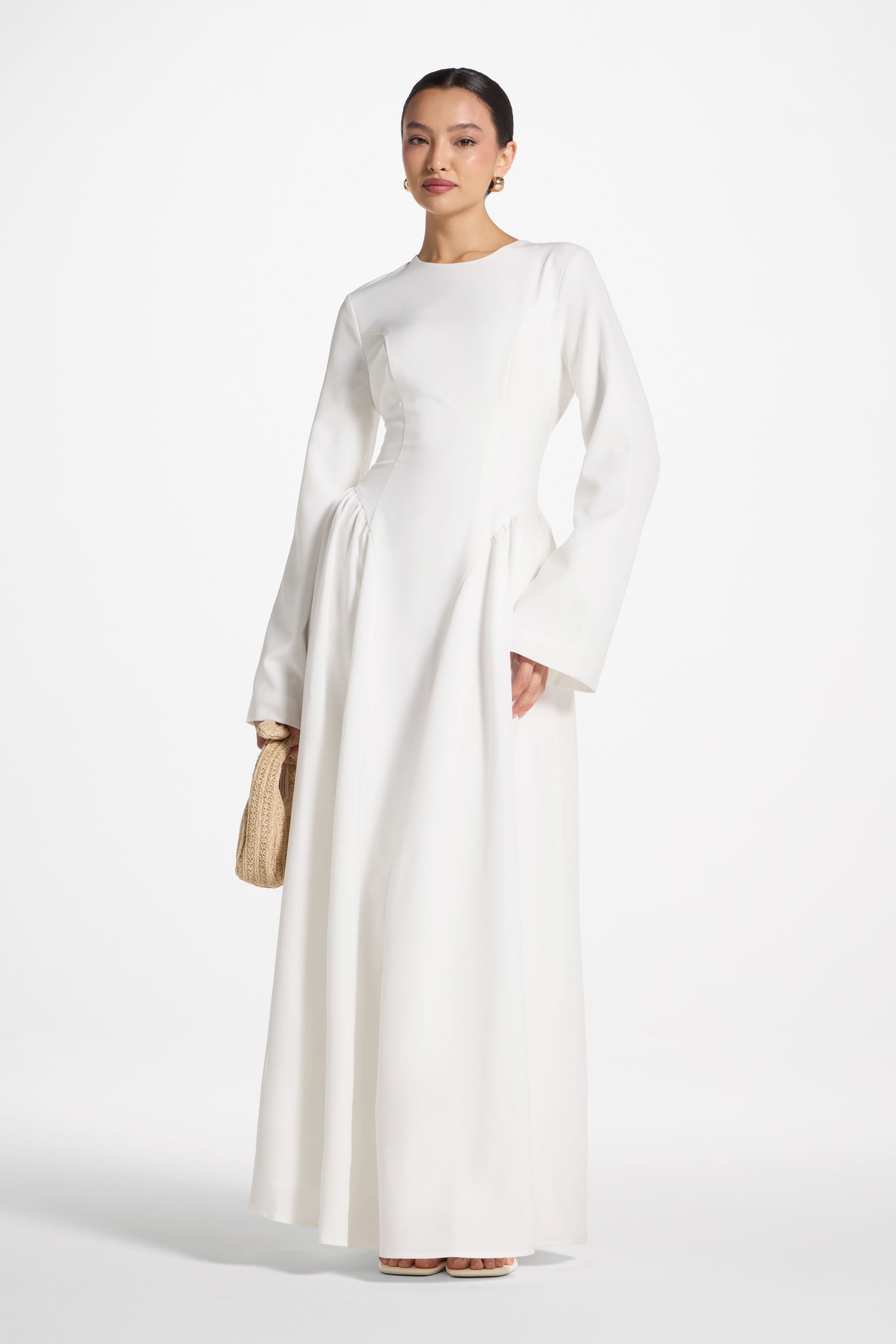 modest white lace dress Up Back Maxi - Color:Black 115 filter_size_44 Allover Lace Floral A-Line Summer Dress