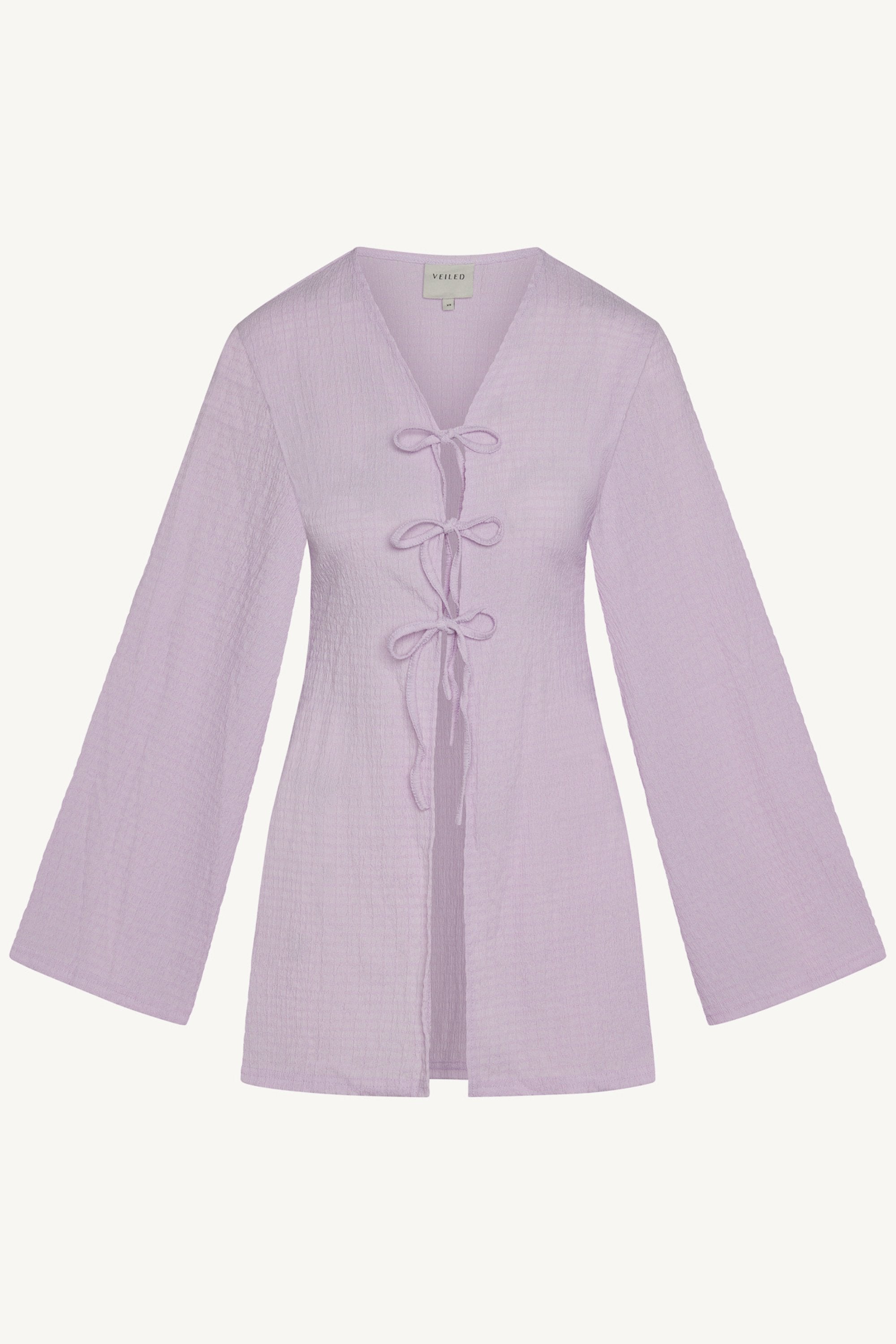 Layla Matching Top & Pants Set - Lilac Abayas Veiled