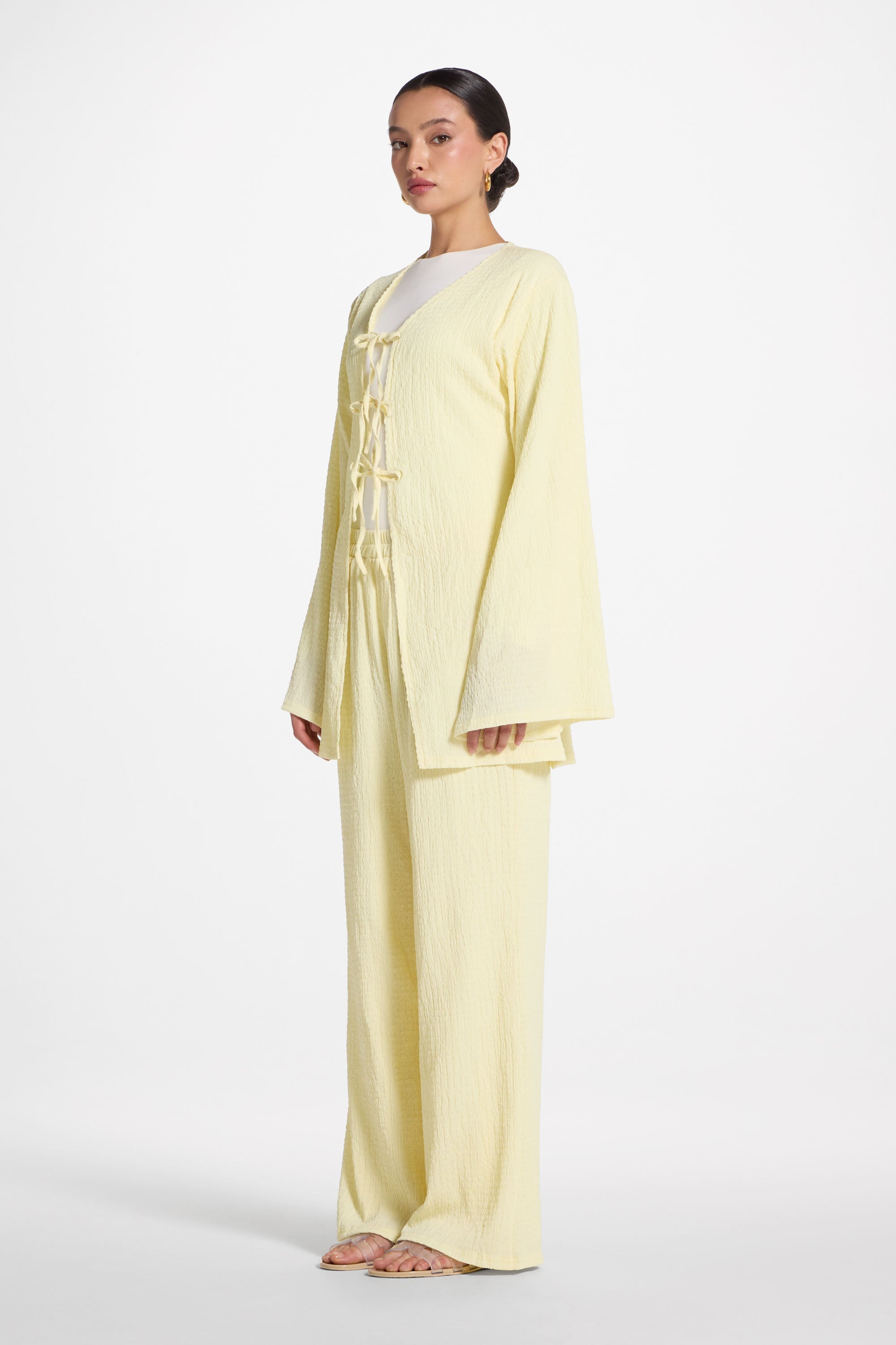 Layla Matching Top & Pants Set - Limon Abayas Veiled