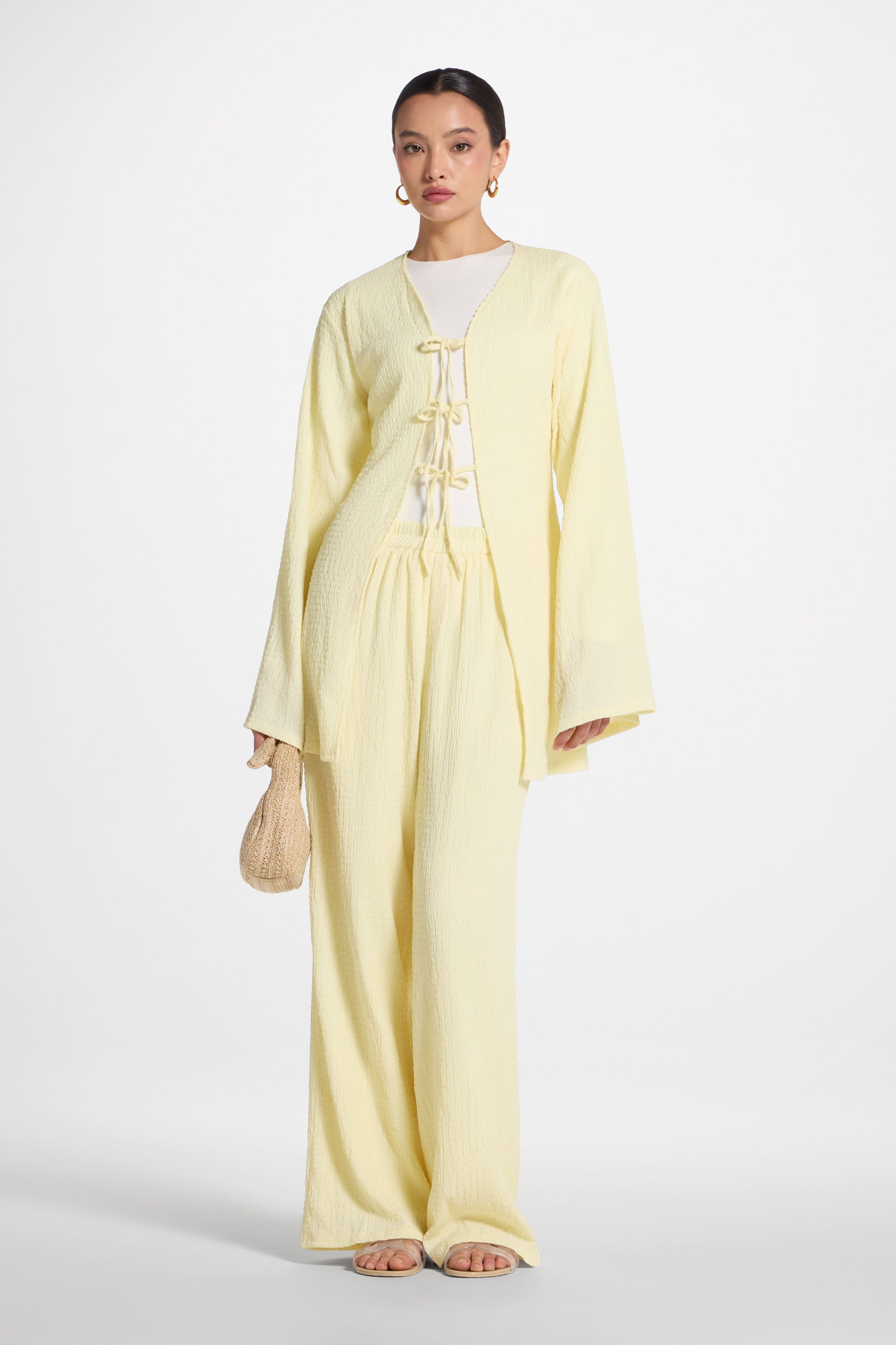 Layla Matching Top & Pants Set - Limon Abayas Veiled