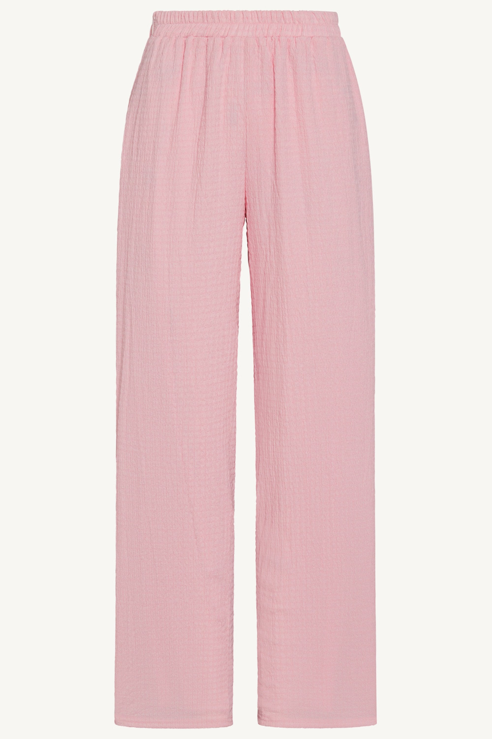 Layla Matching Top & Pants Set - Pastel Pink Abayas Veiled