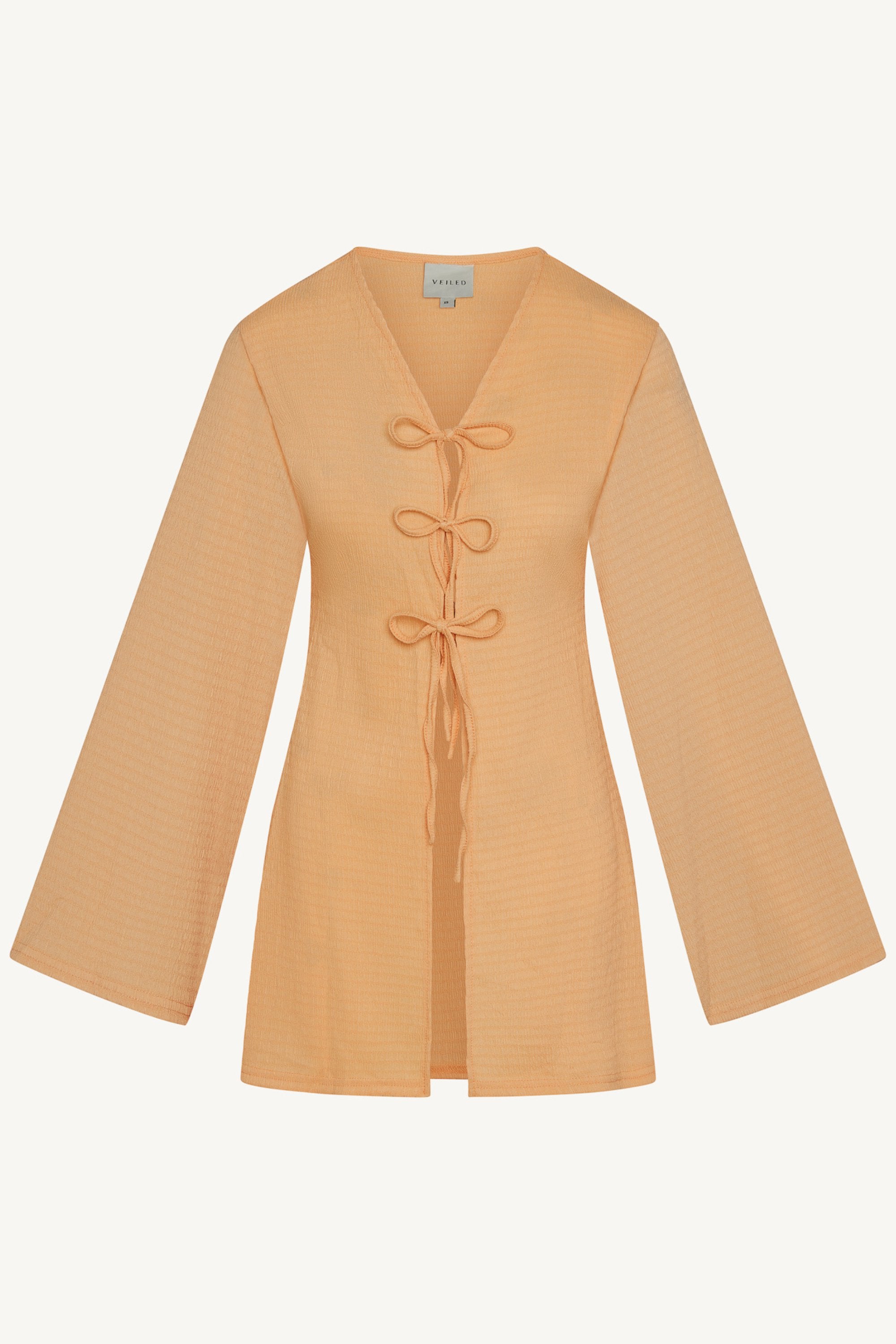 Layla Matching Top & Pants Set - Summer Peach Abayas Veiled