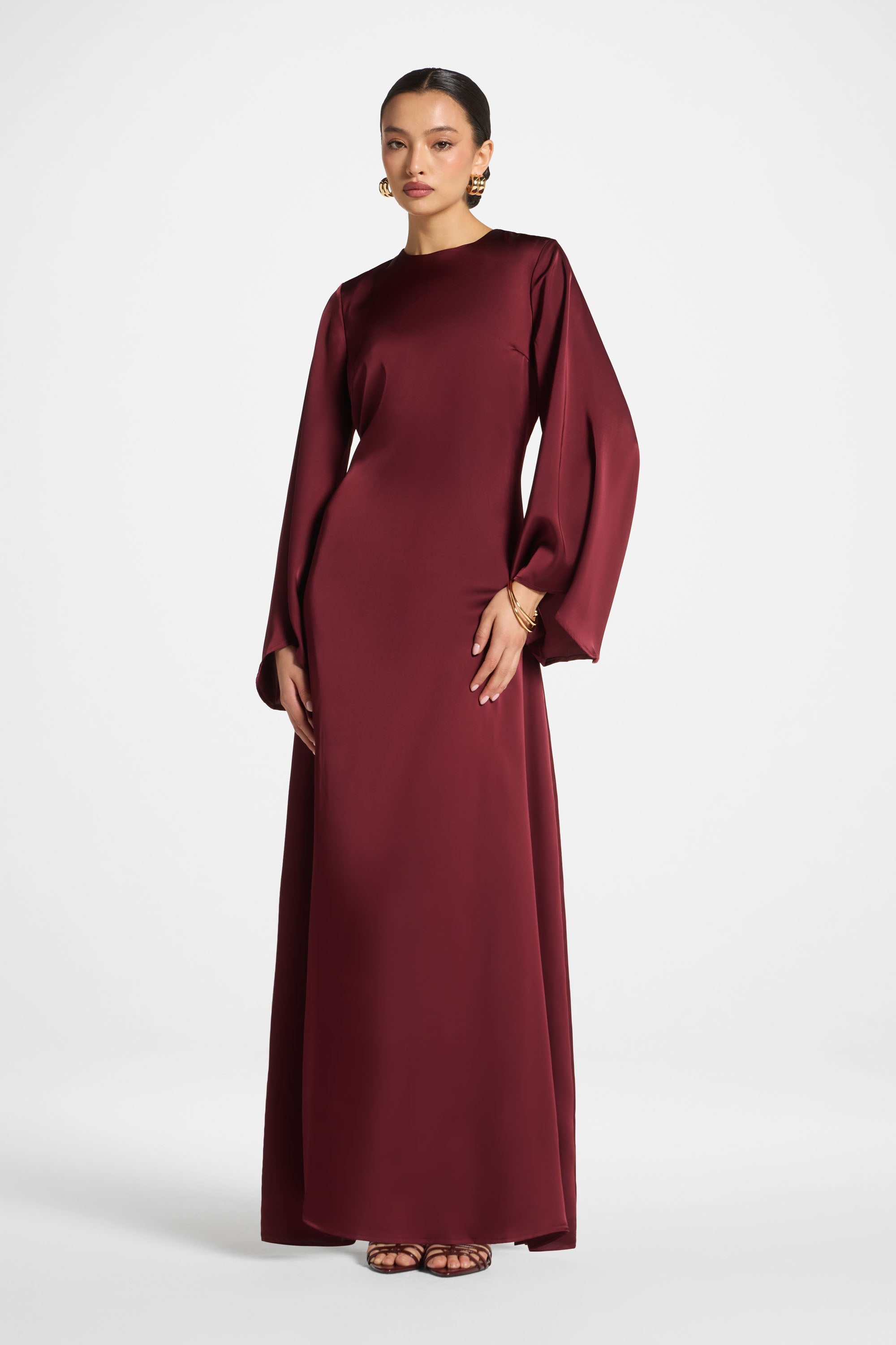 Layla Maxi Dress - Pomegranate Abayas Veiled