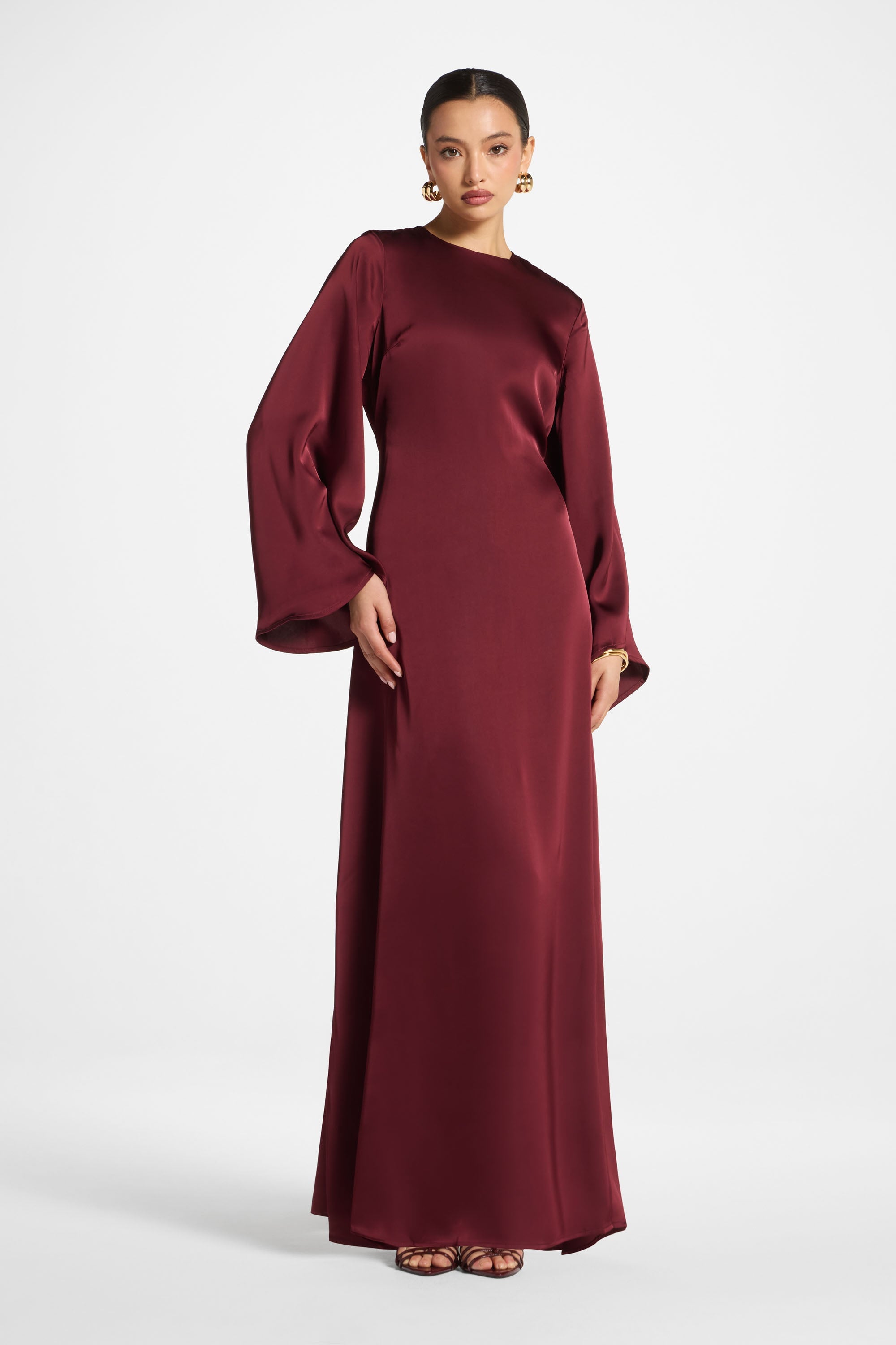 Layla Maxi Dress - Pomegranate Abayas Veiled