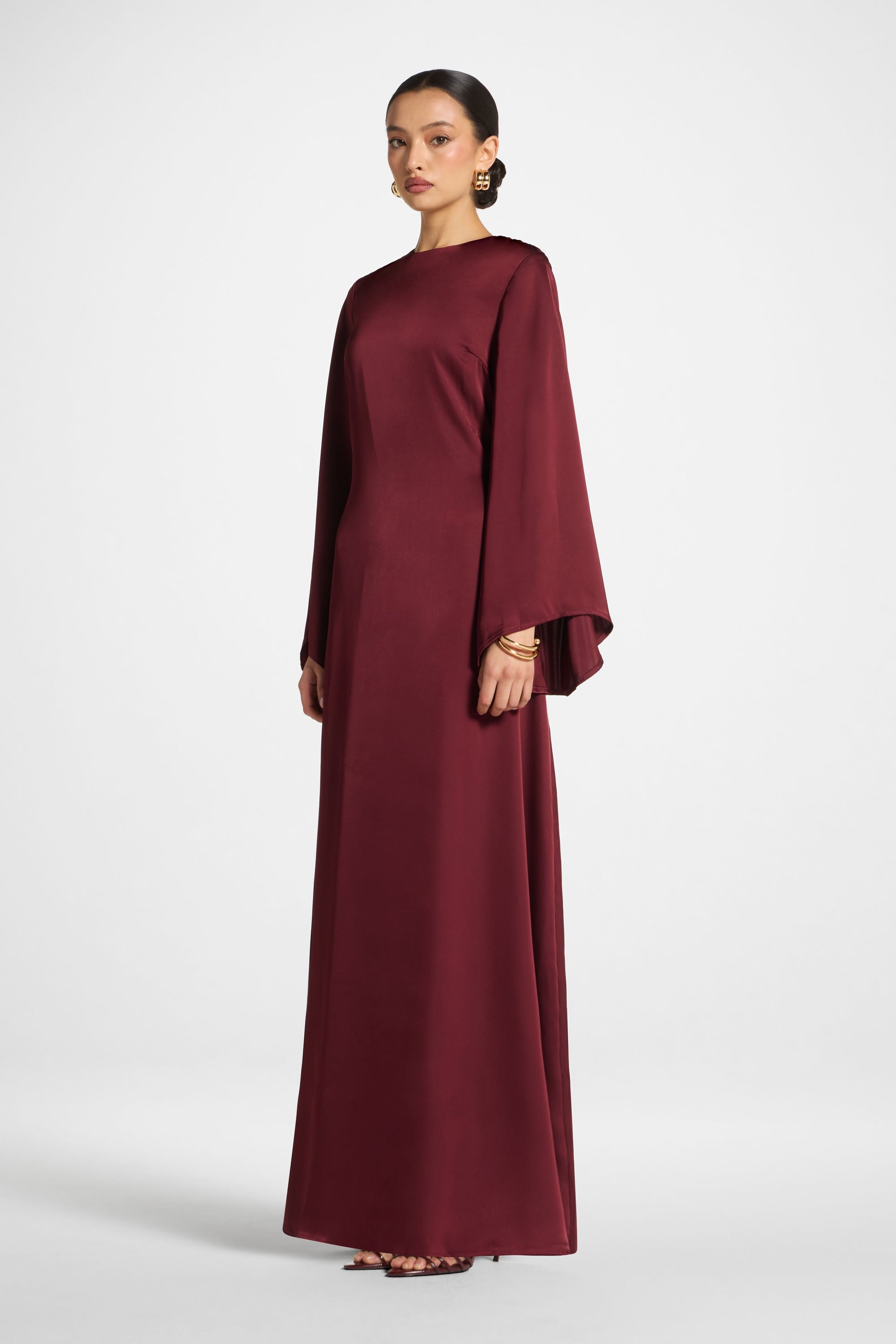 Layla Maxi Dress - Pomegranate Abayas Veiled