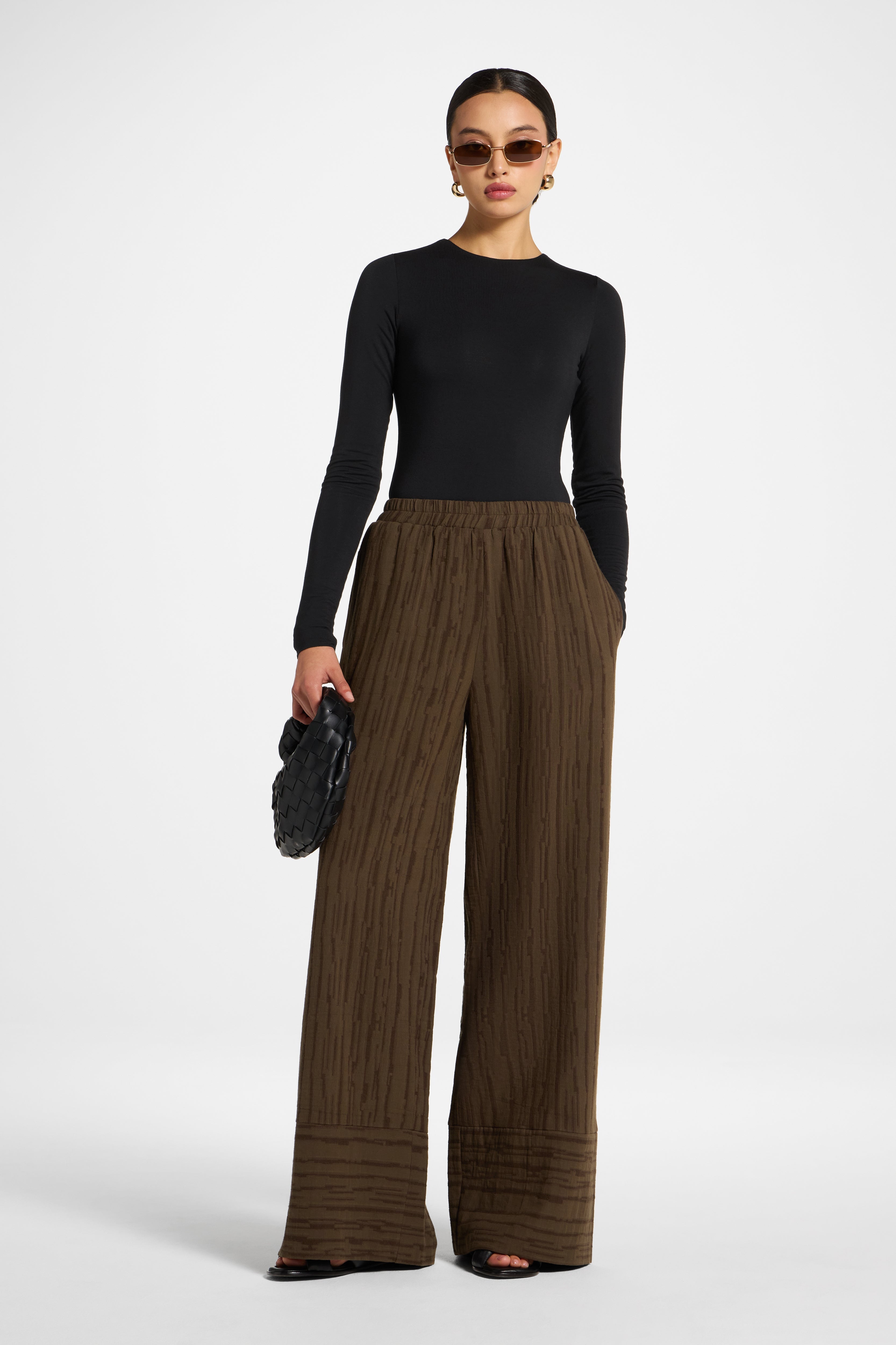 Linen Wide Leg Pants - Boulder Abayas Veiled
