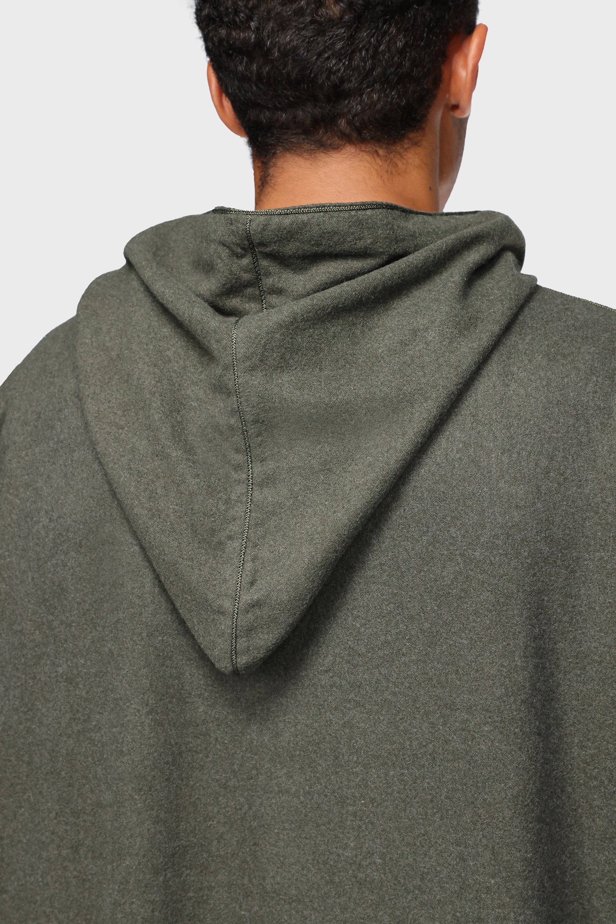 Liverpool Hooded Moroccan Thobe - Dark Green Mens Veiled