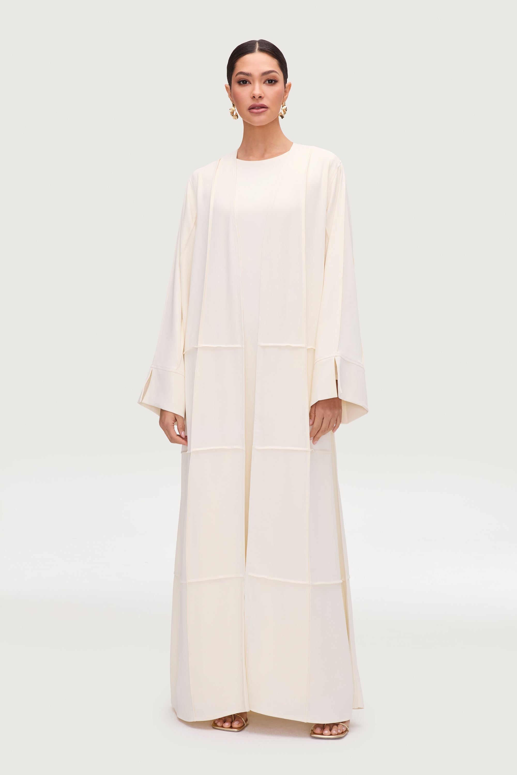 Lylah Everyday Open Abaya - Moonlight Abayas Veiled