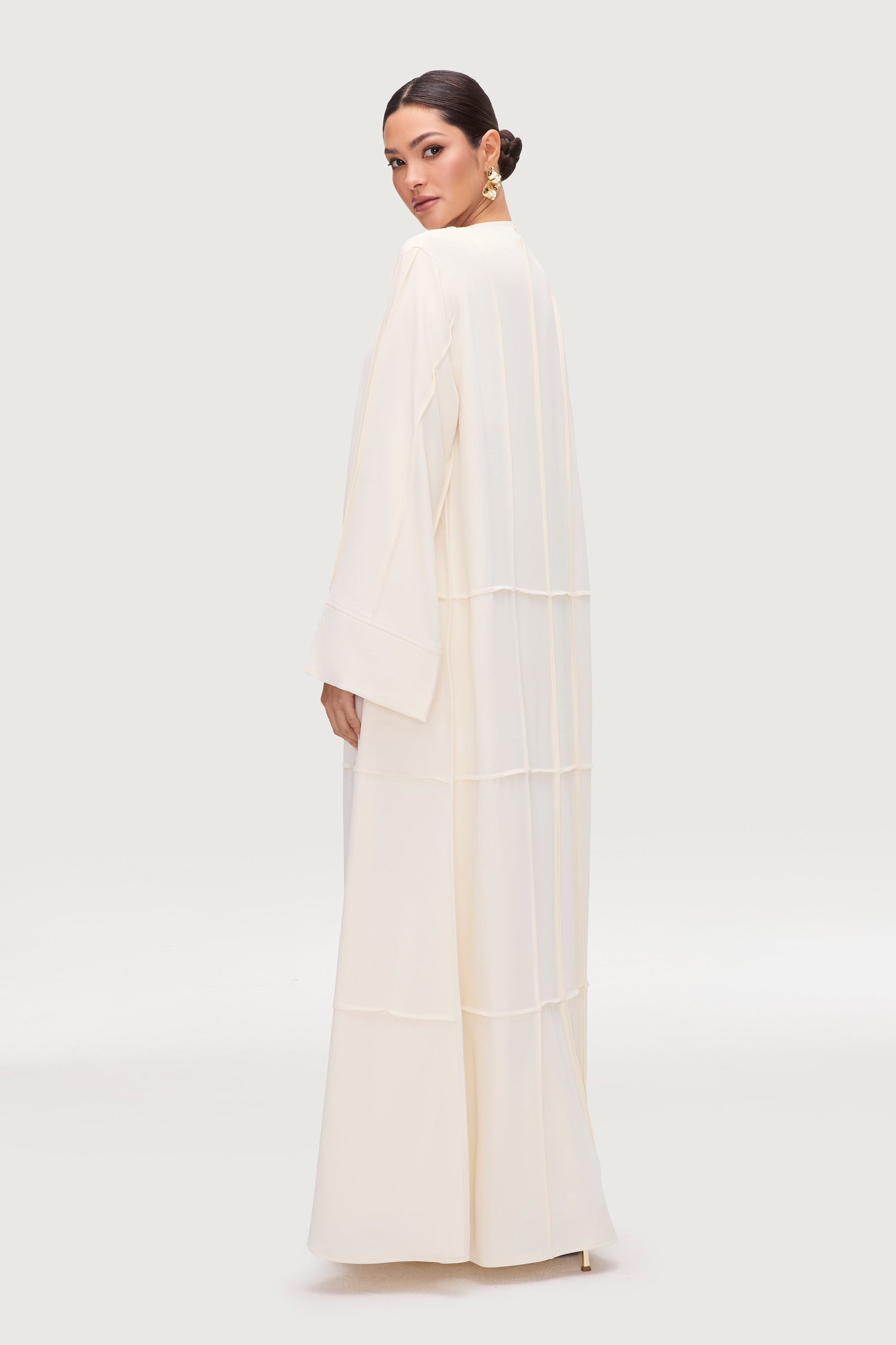 Lylah Everyday Open Abaya - Moonlight Abayas Veiled