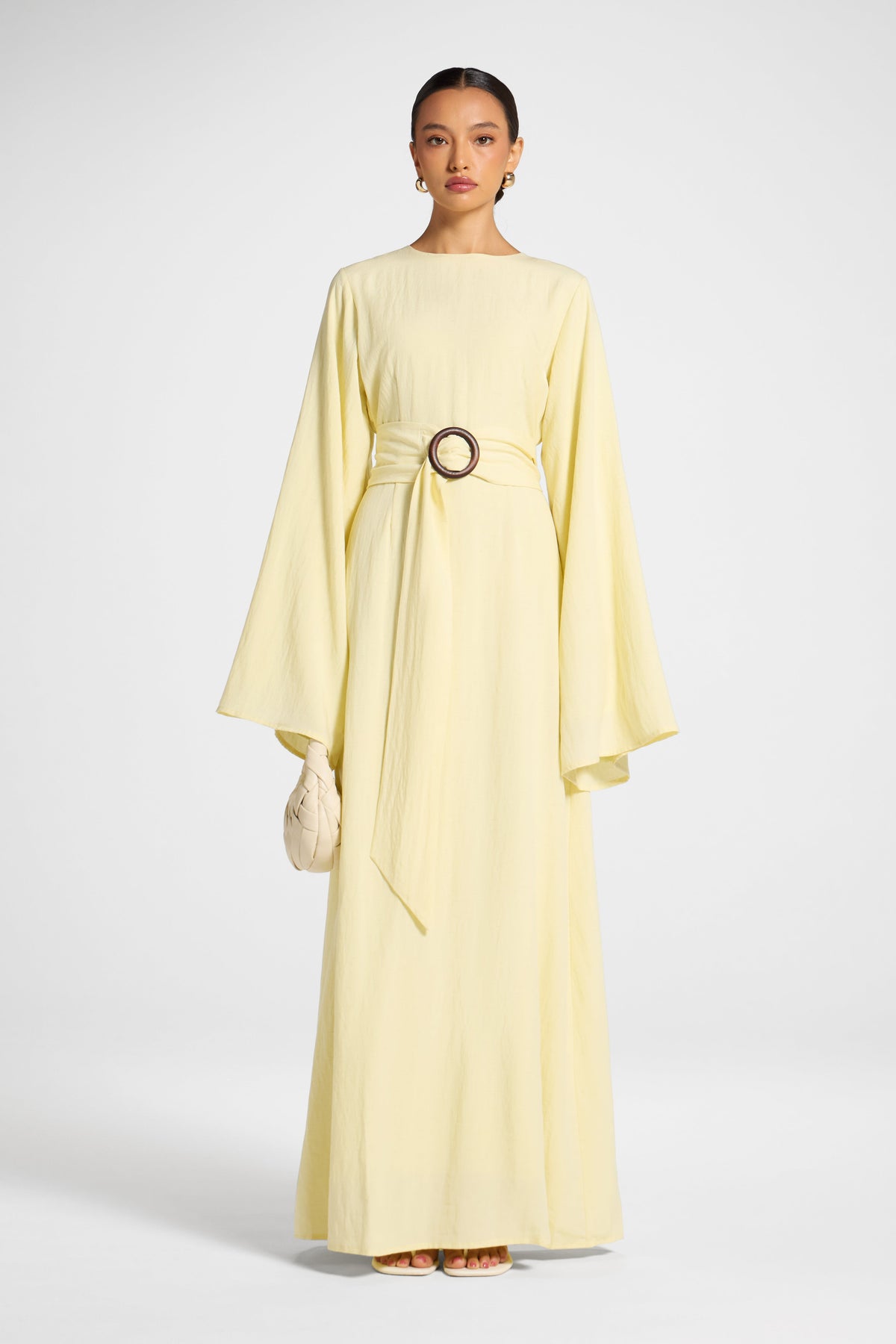 Lyocell Linen Maxi Dress - Butter Dress Veiled