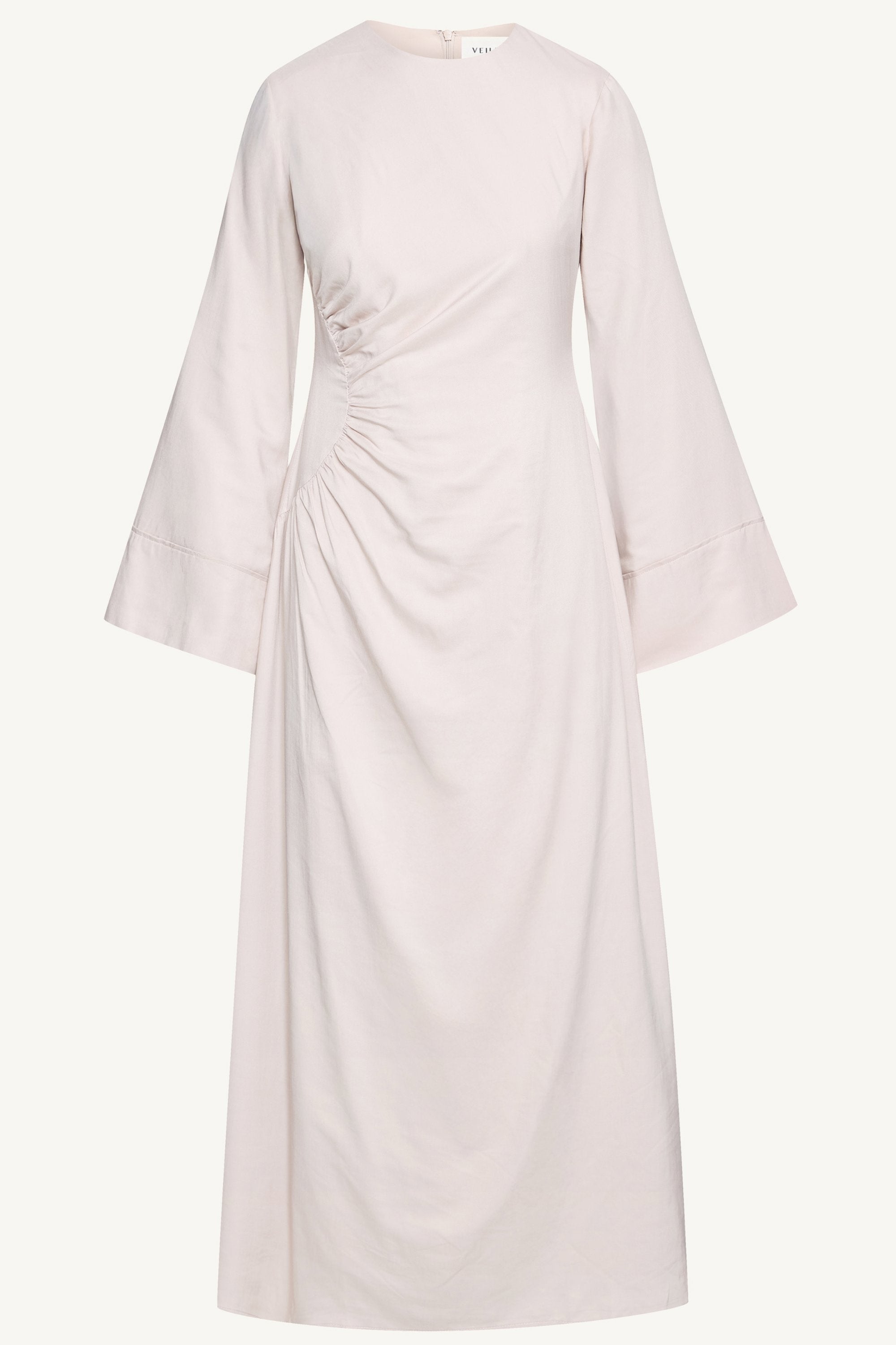 Mais Asymmetric Maxi Dress - Soft Pink Dresses Veiled