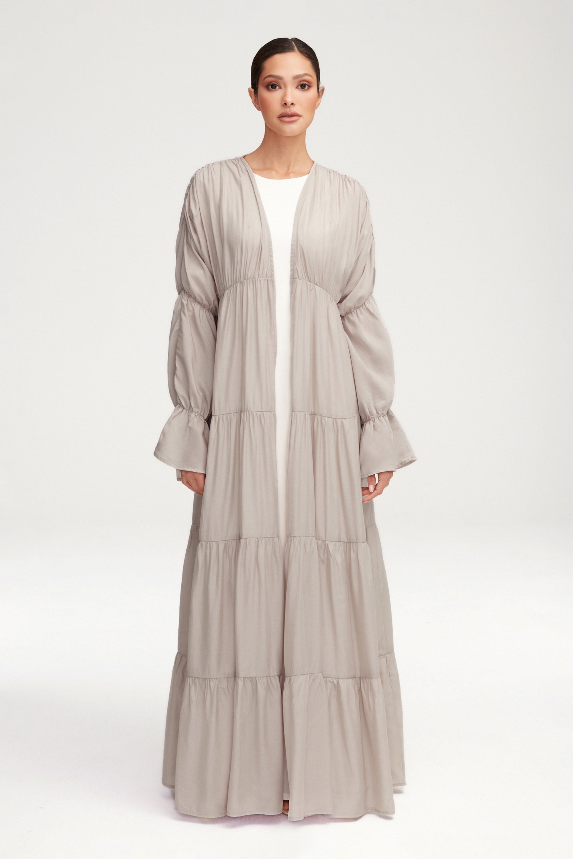 Malika Open Abaya - Cloud Clothing Veiled 
