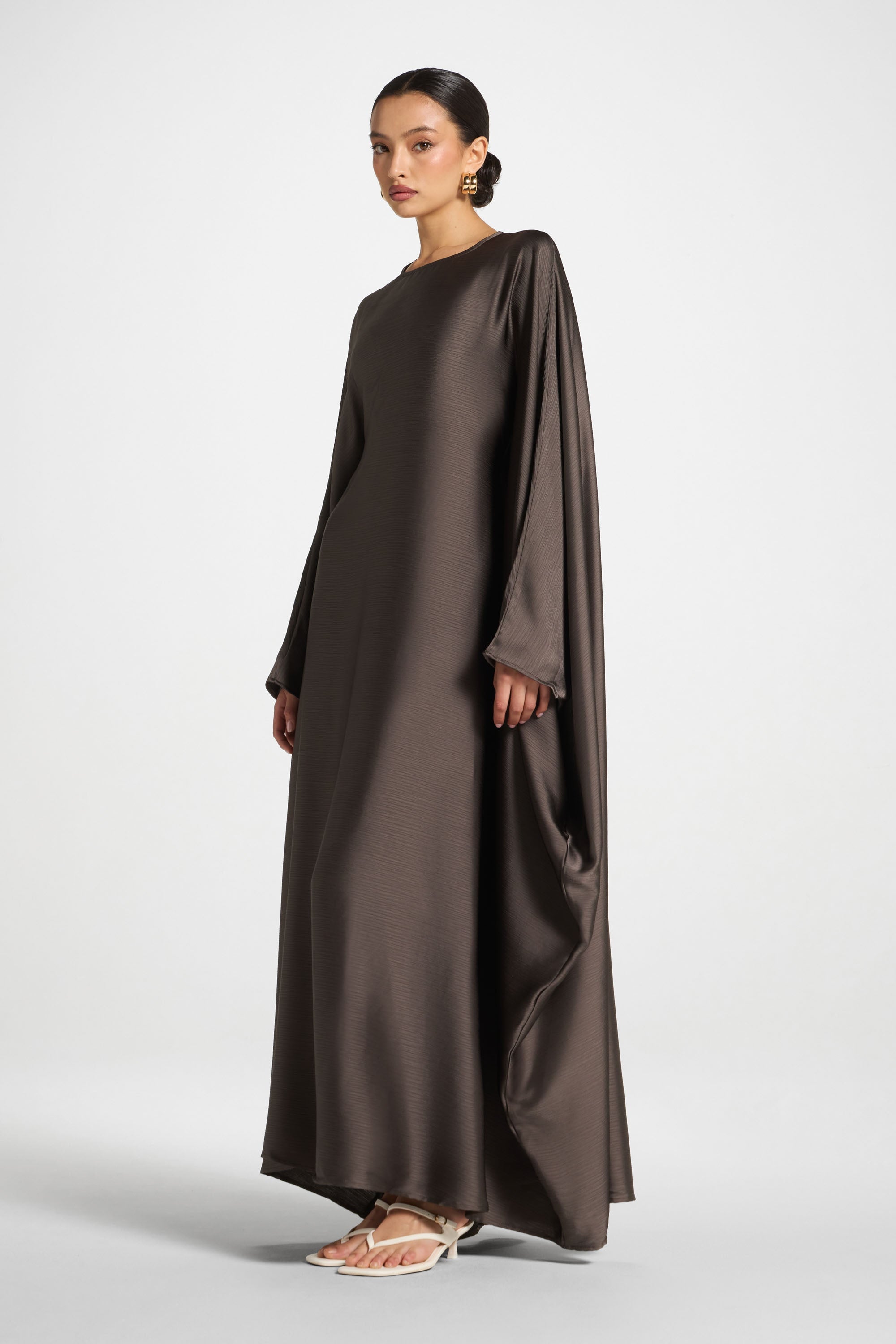 Maria Butterfly Abaya - Iron Abayas Veiled