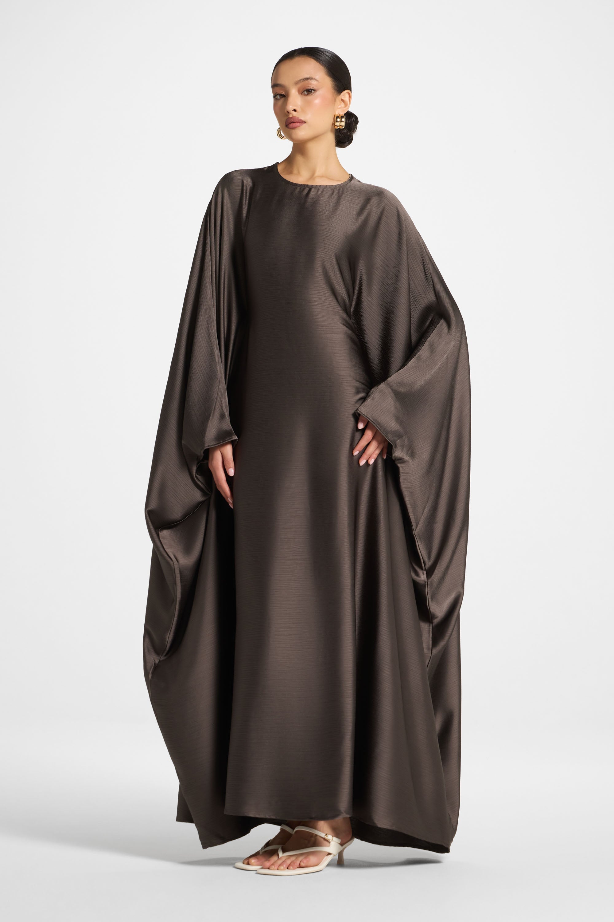 Maria Butterfly Abaya - Iron Abayas Veiled