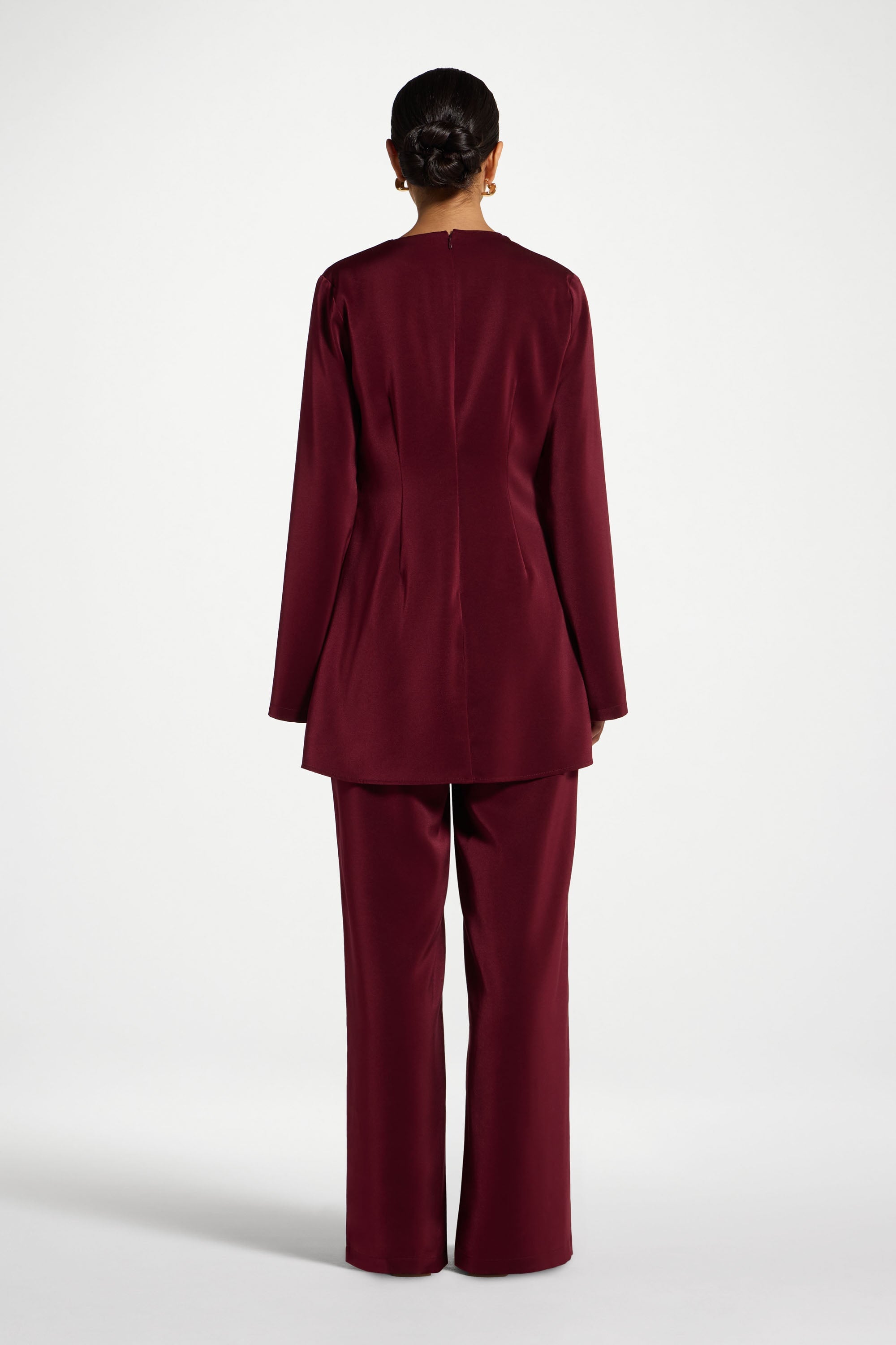 Matching Top & Pants Set- Pomegranate Abayas Veiled