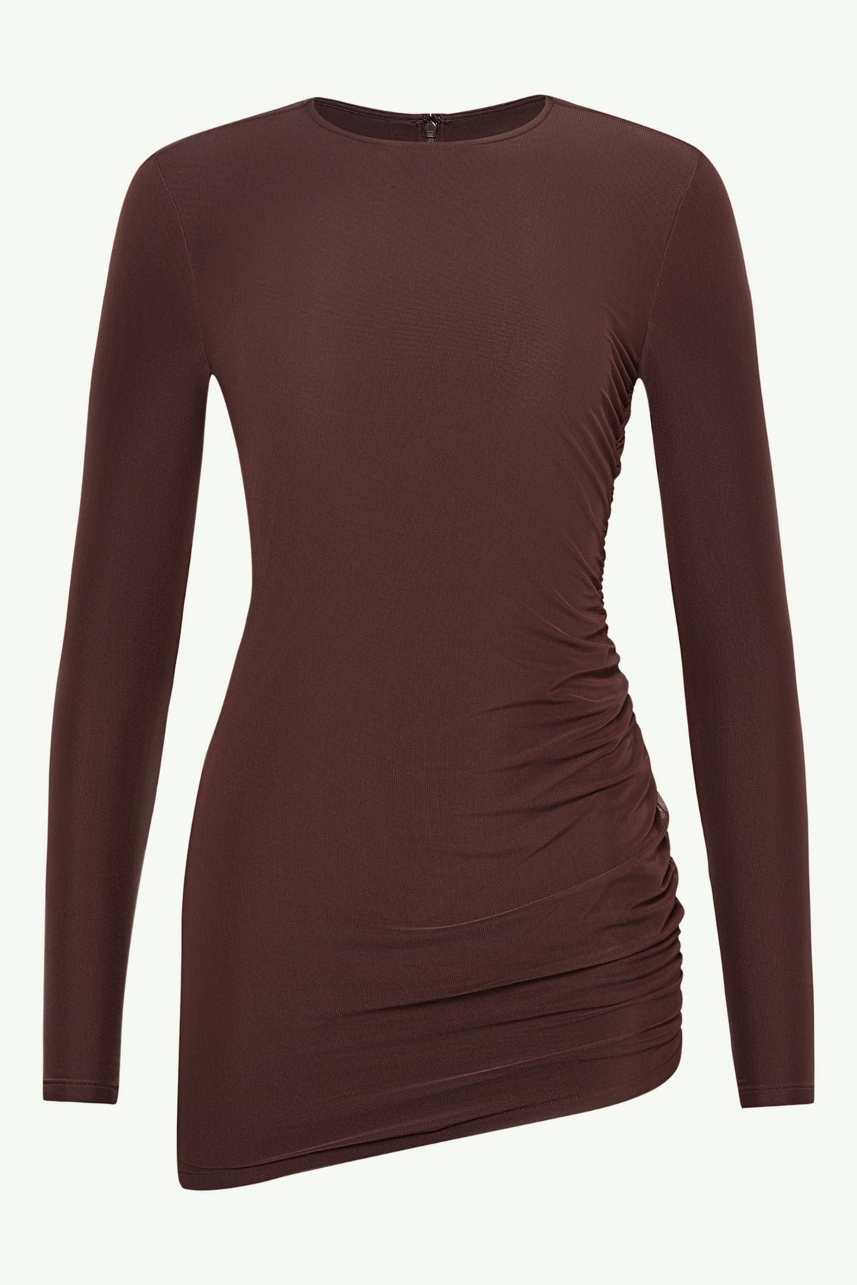 Mesh Rouched Top - Chocolate Plum Clothing epschoolboard 