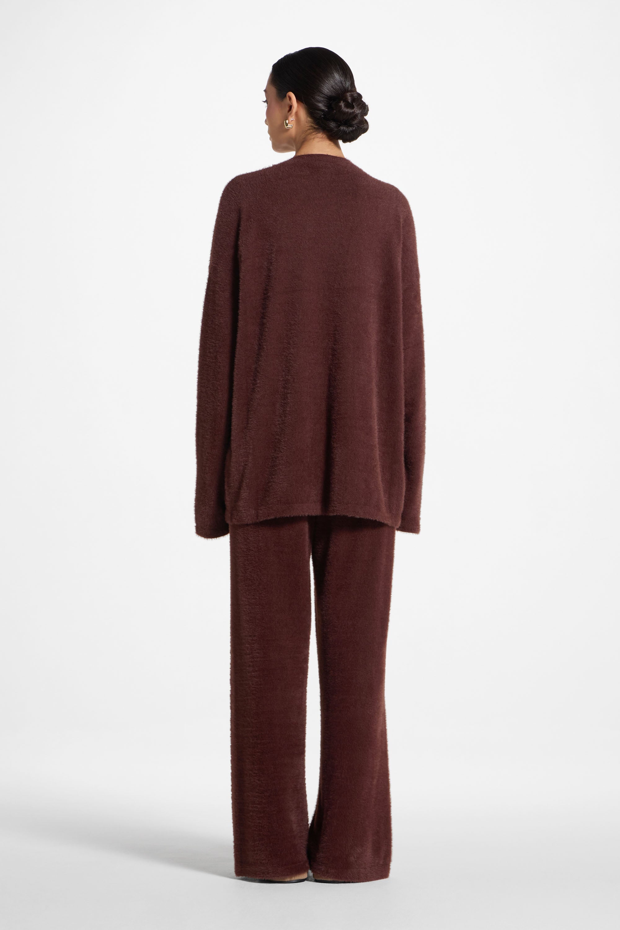 Mink Oversized Sweater - Brown Abayas Veiled