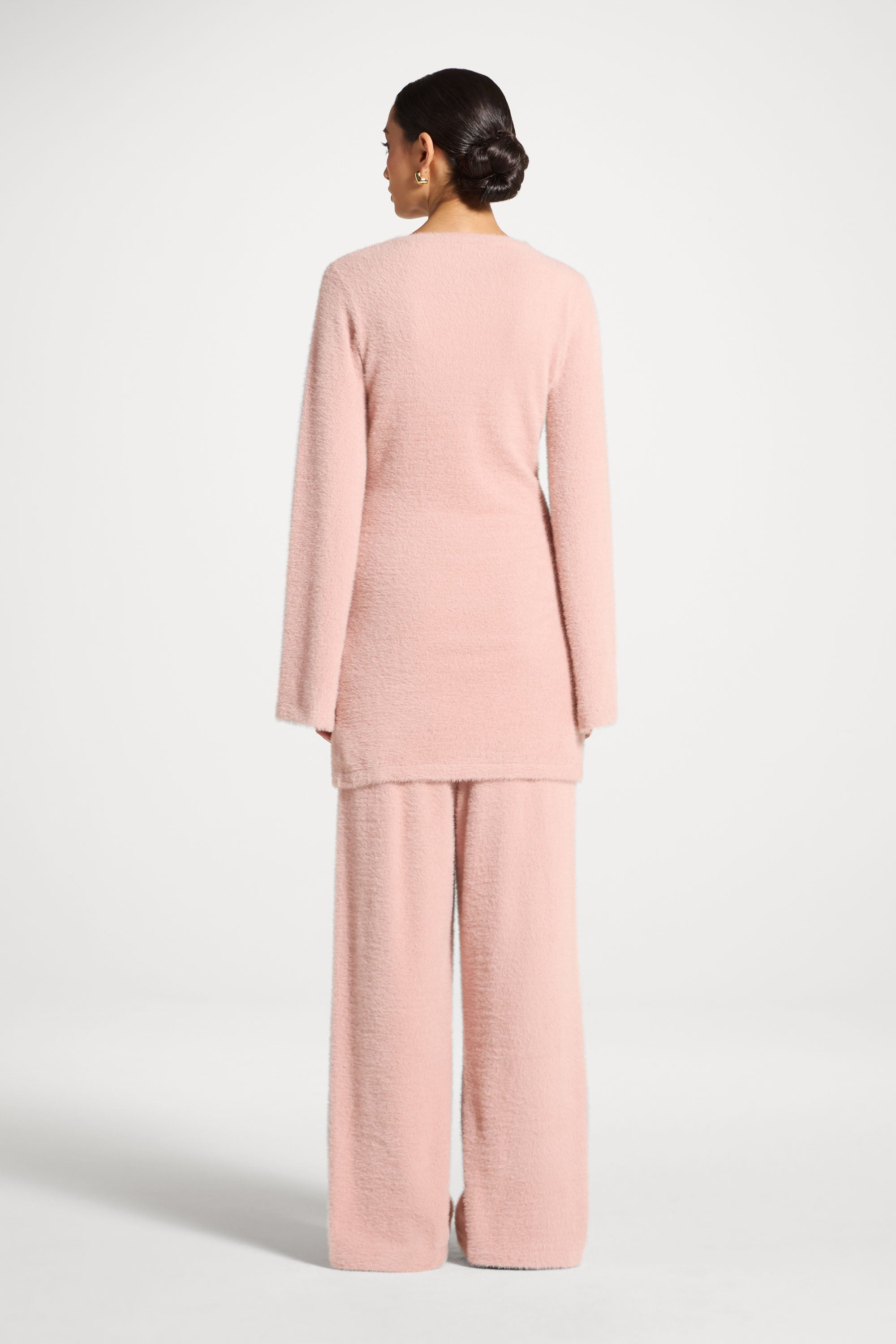Mink Tunic Sweater - Pink Abayas Veiled