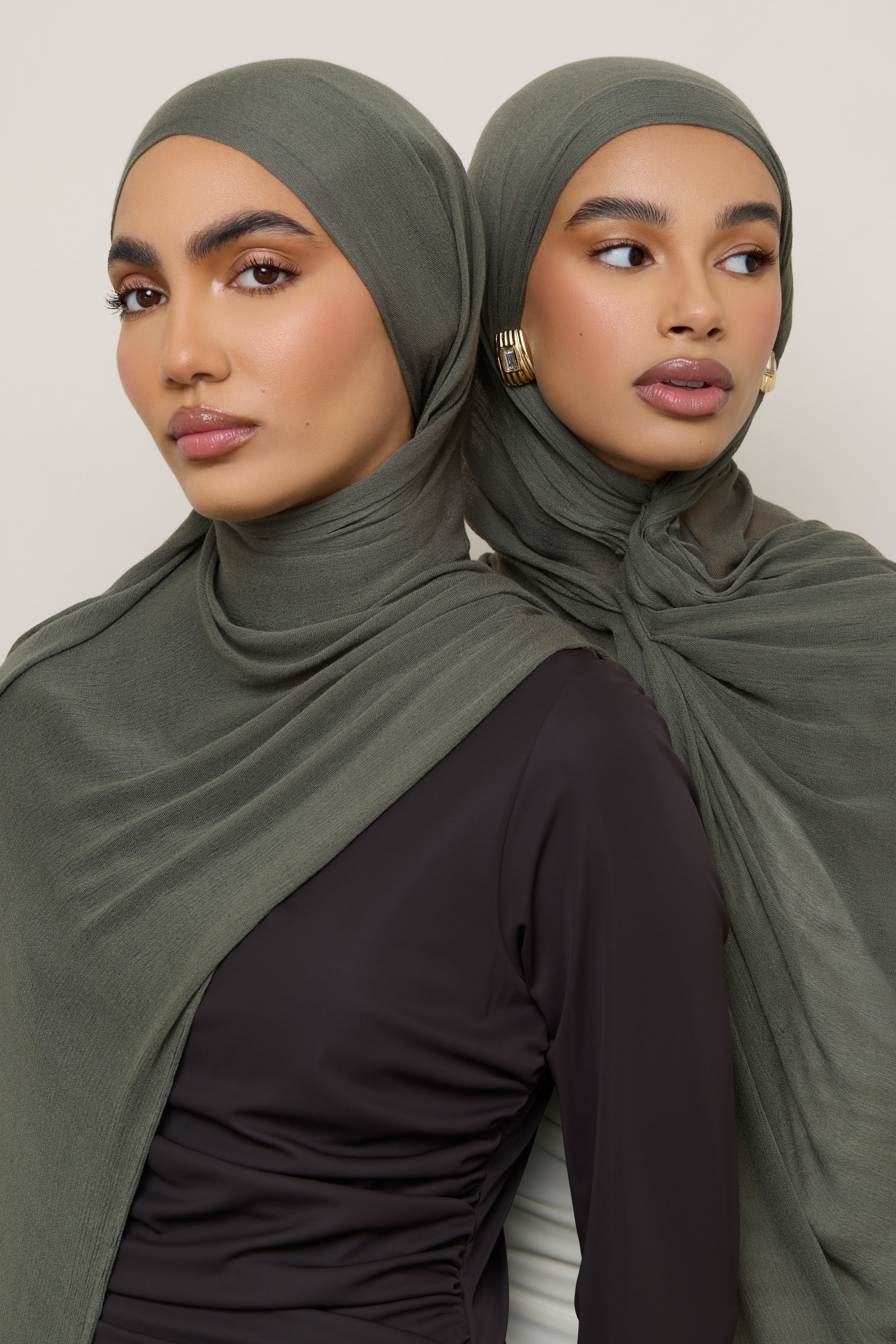 Modal Crinkle Hijab - Kalamata Hijabs Veiled