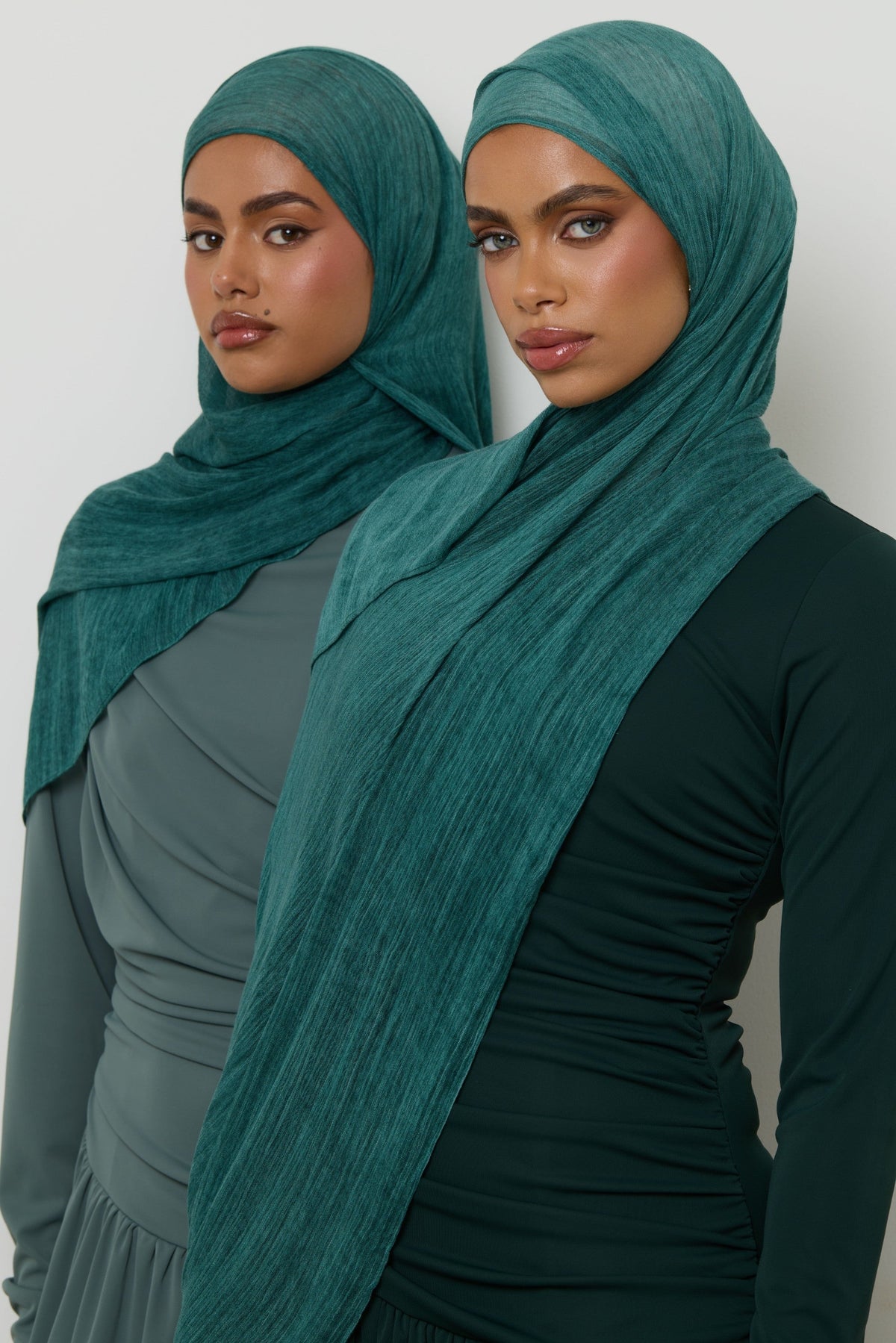 Modal Crinkle Hijab - Mediterranea Hijabs Veiled