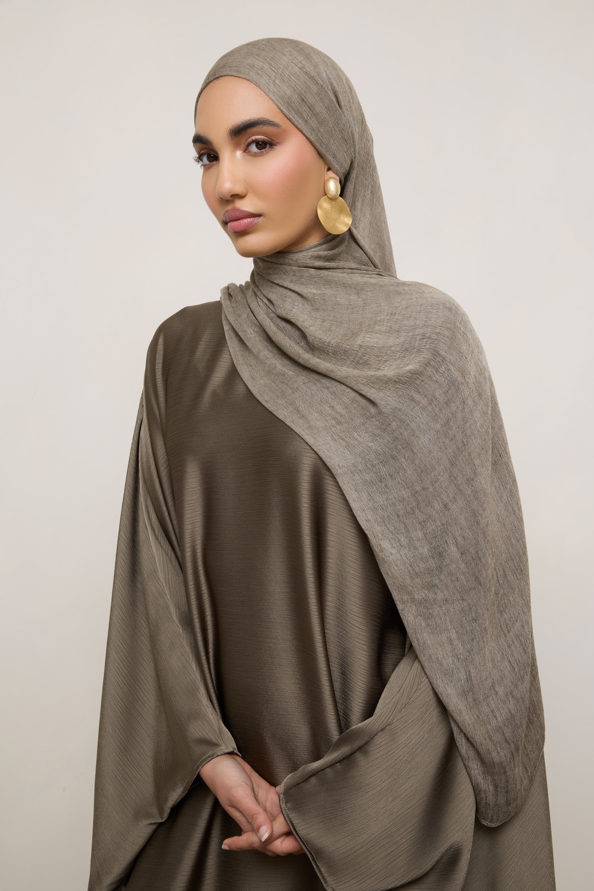 Modal Crinkle Hijab - Moonrock Hijabs Veiled