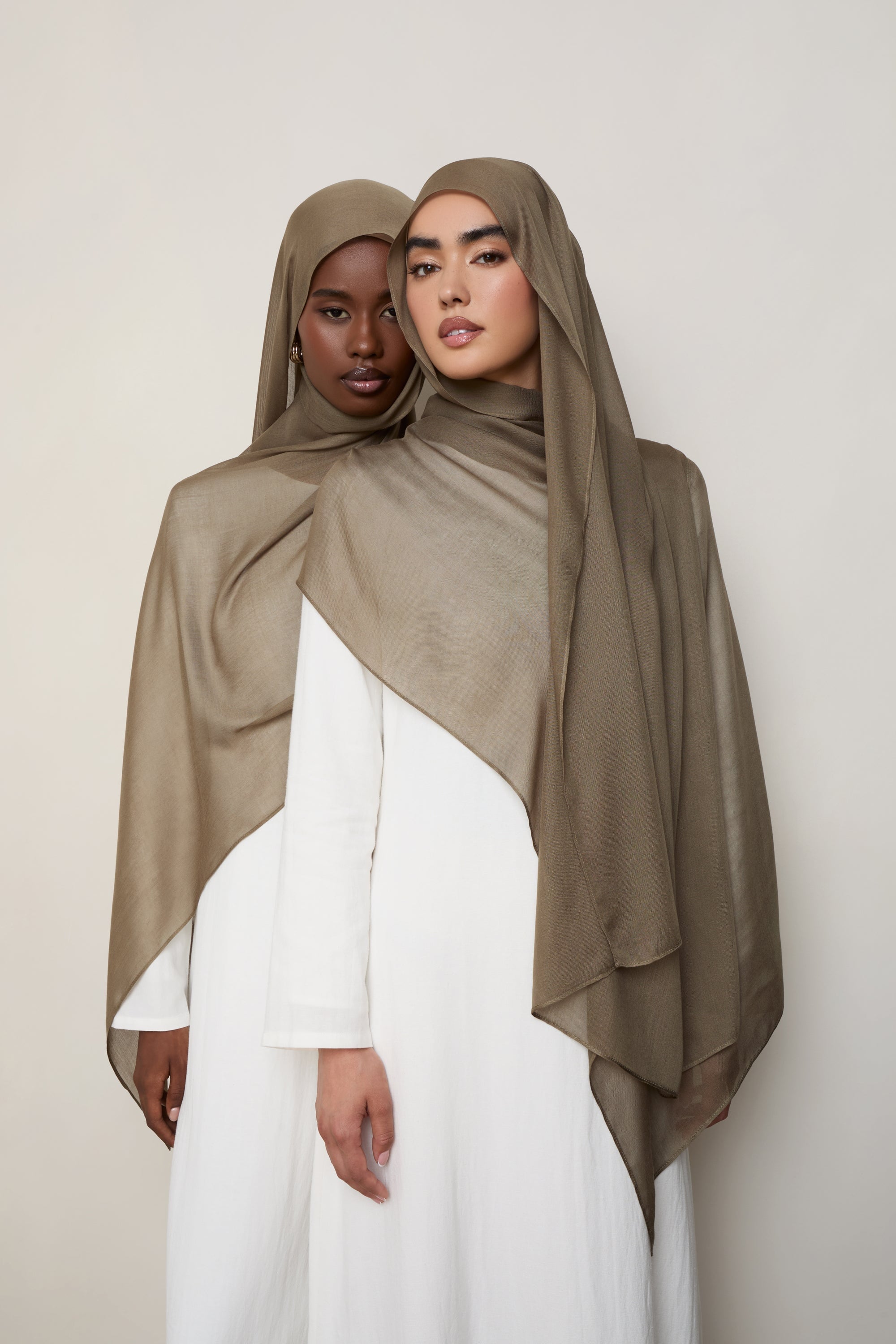 Modal Hijab - Basil Hijabs Veiled