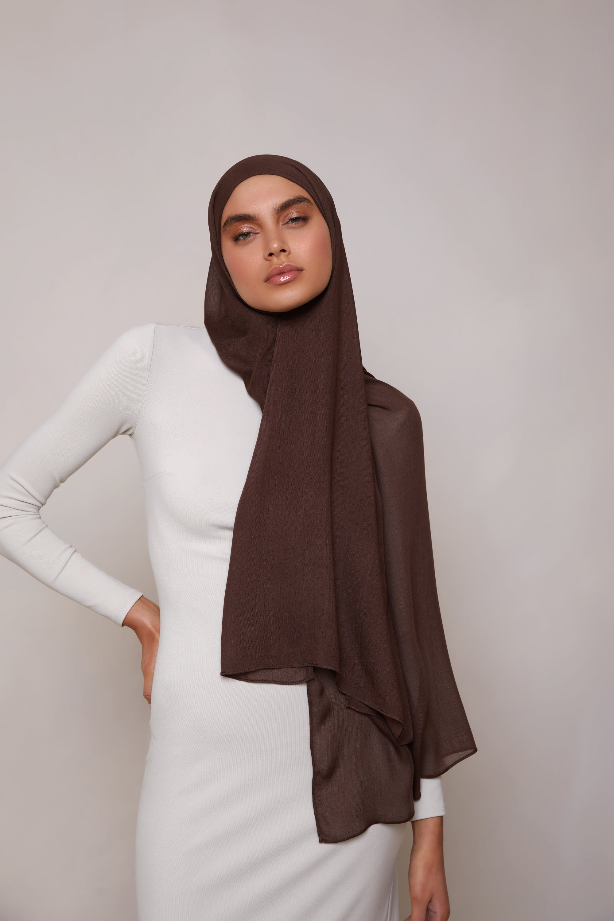 Modal Hijab - Brownie Veiled 