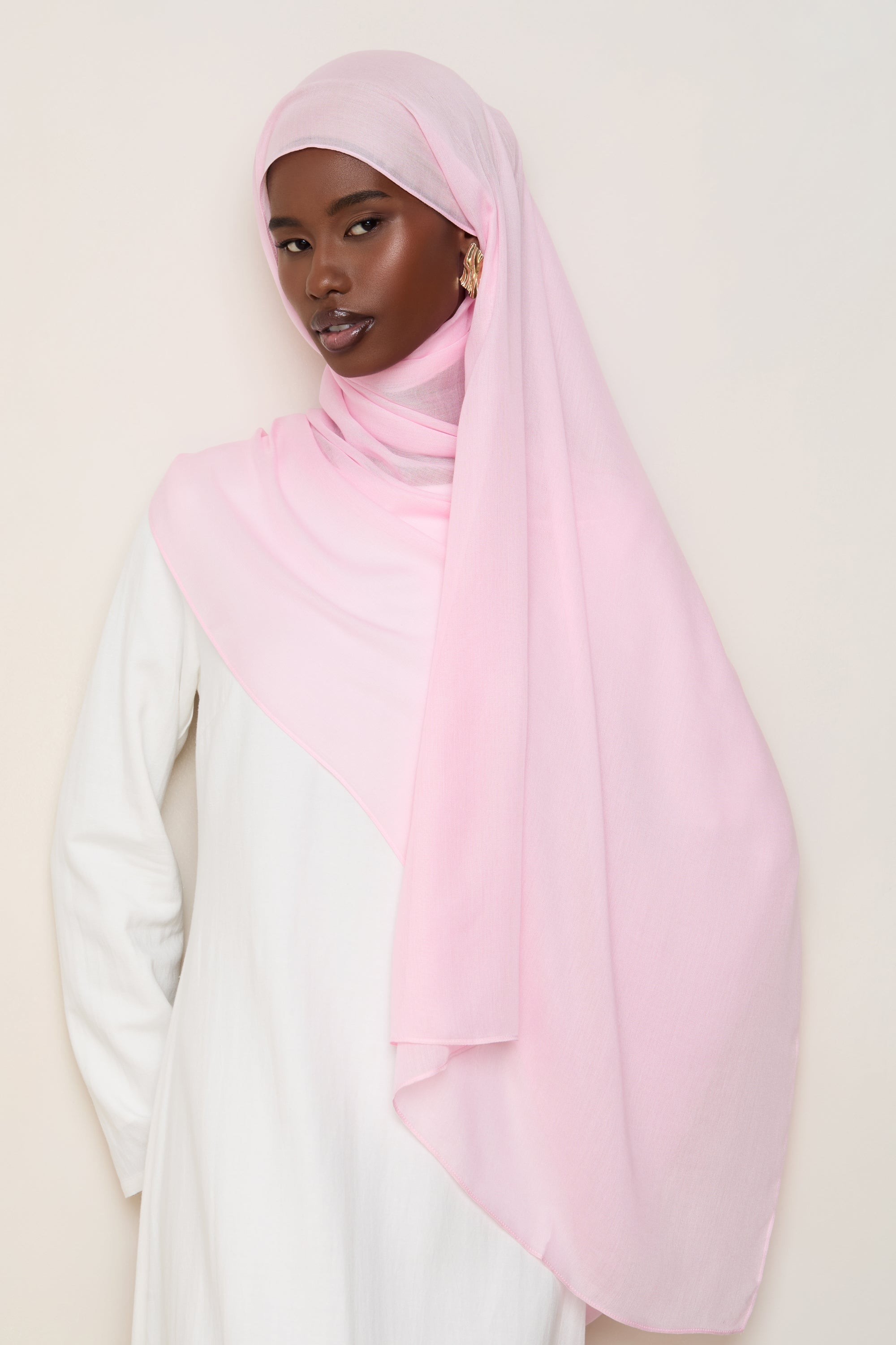 Modal Hijab - Cameo Pink Hijabs Veiled
