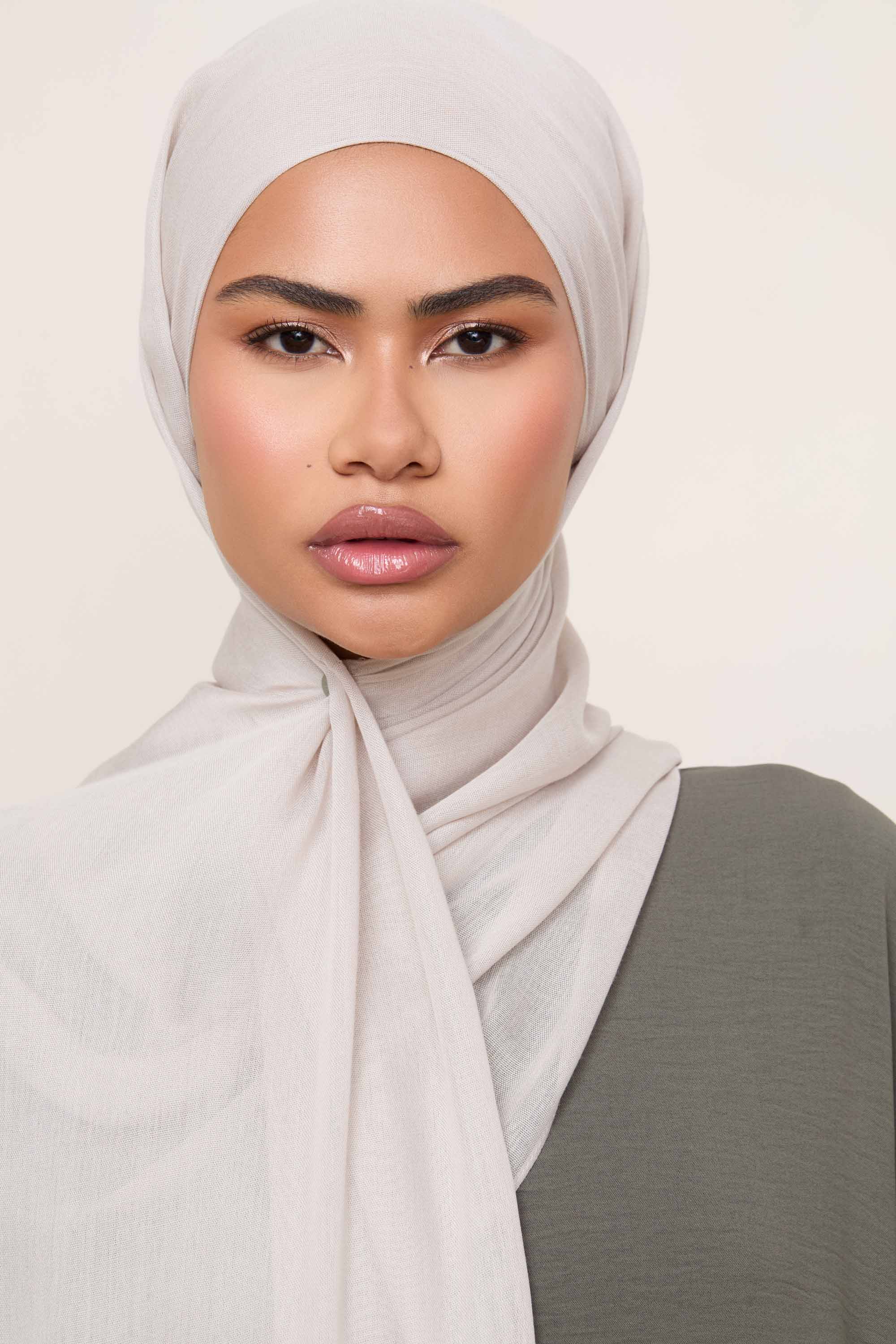Modal Hijab - Chalk Hijabs Veiled