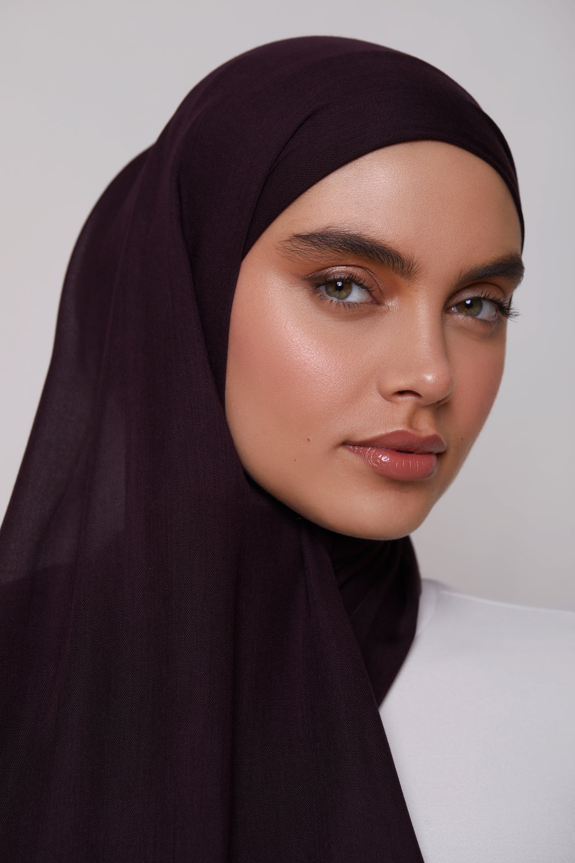 Modal Hijab - Chocolate Plum epschoolboard 