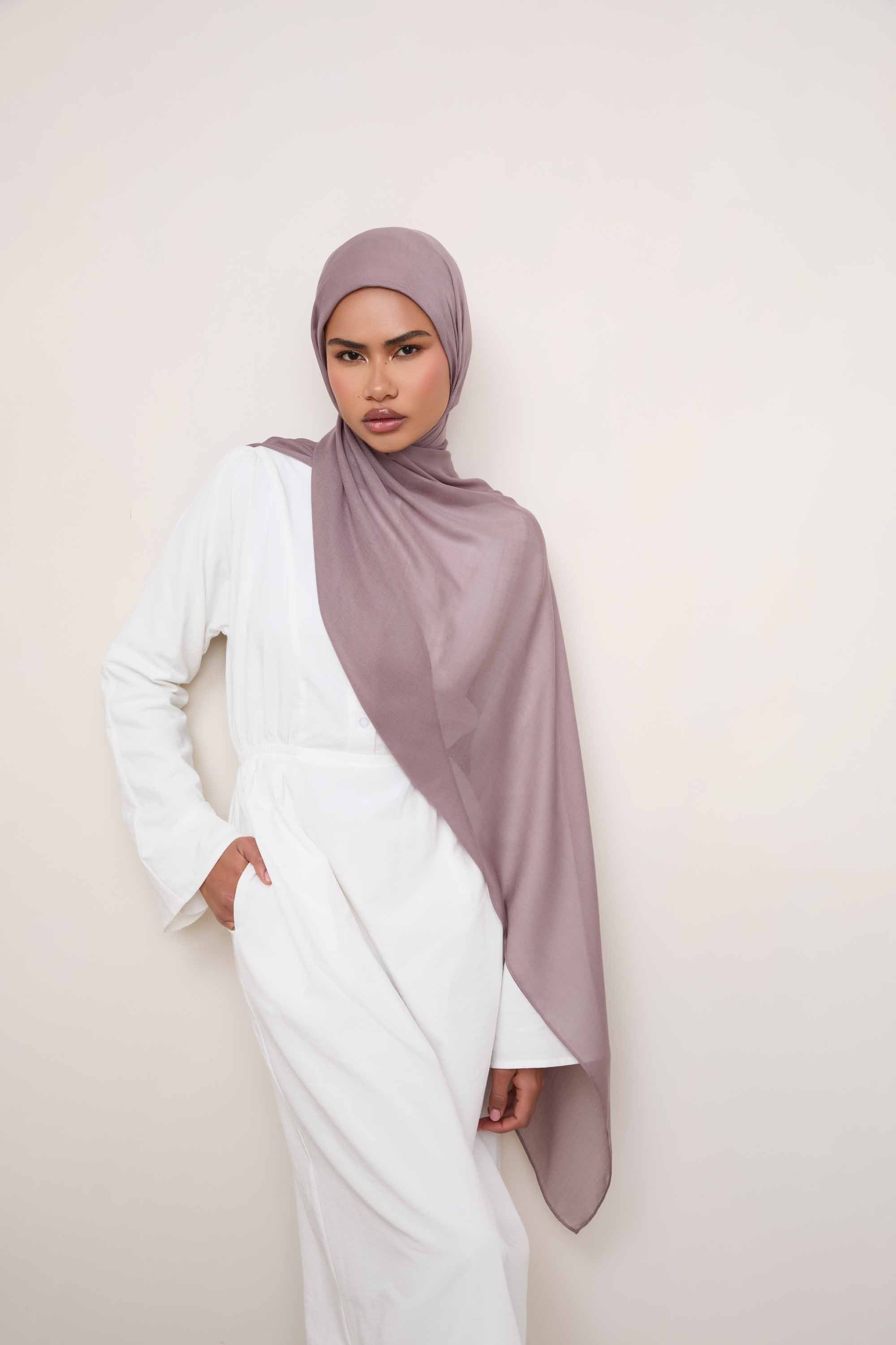 Modal Hijab - Cobblestone Hijabs Veiled