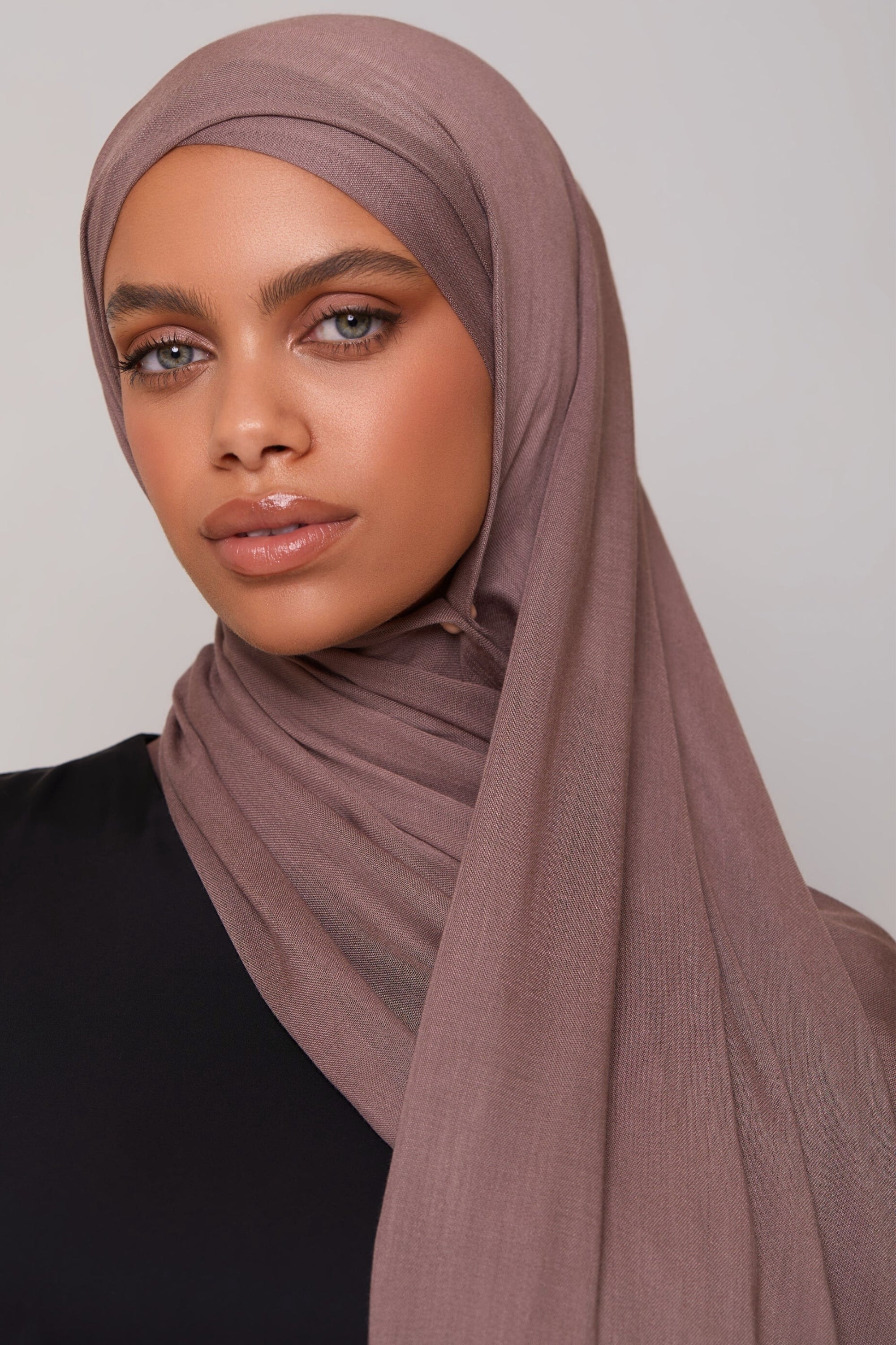 Modal Hijab - Dark Mauve Veiled