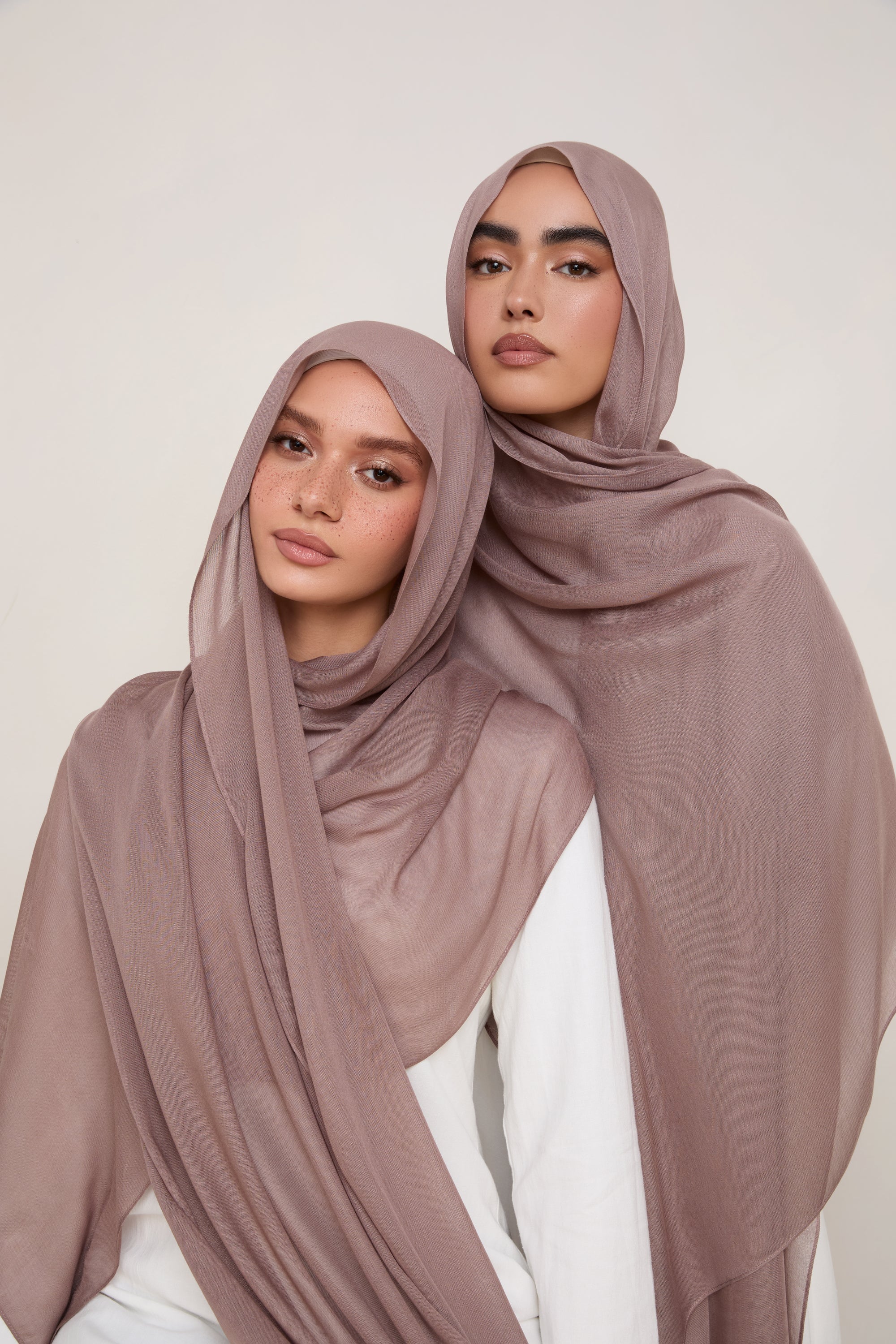 Modal Hijab - Deep Taupe Hijabs Veiled