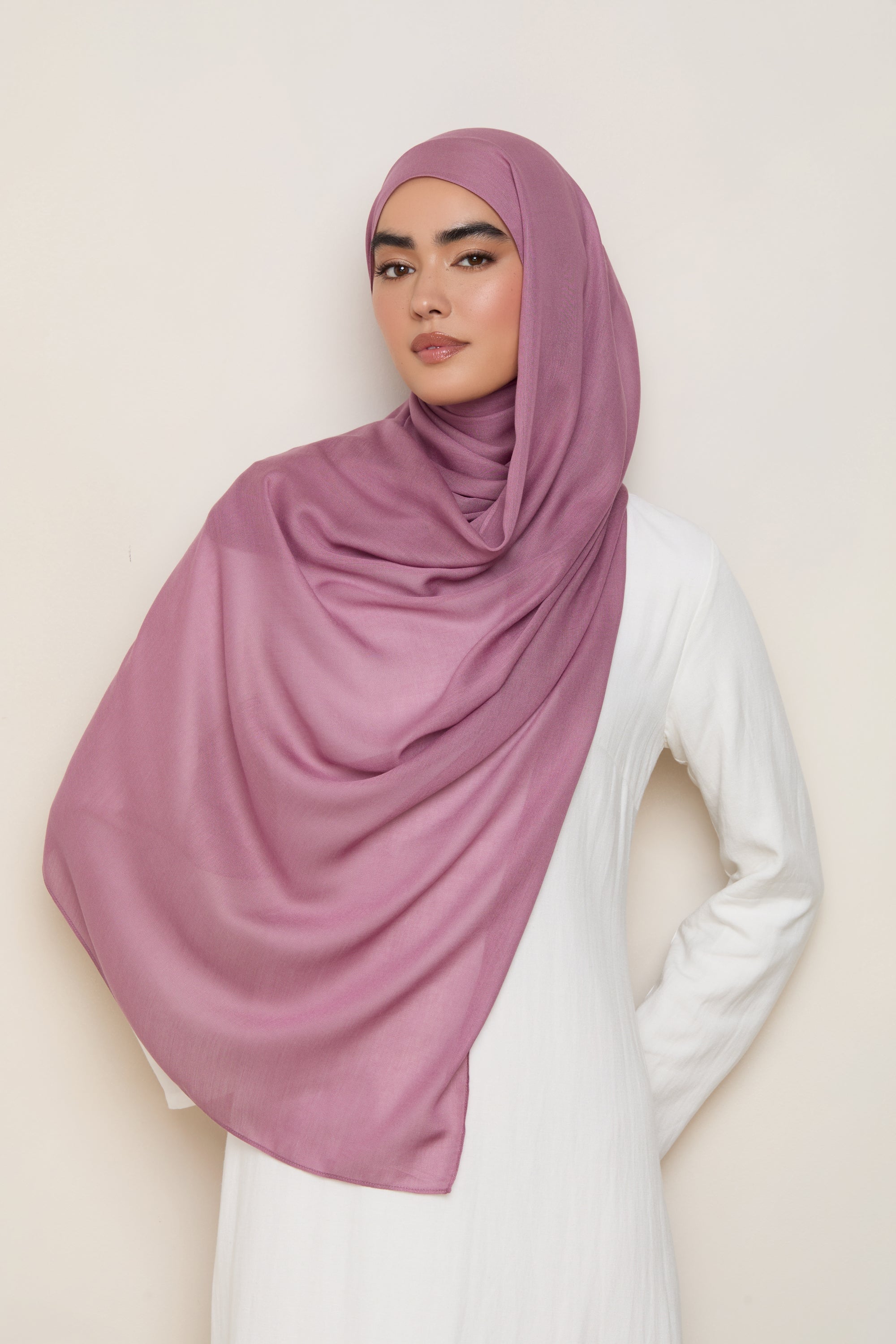 Modal Hijab - Dusky Orchid Hijabs Veiled
