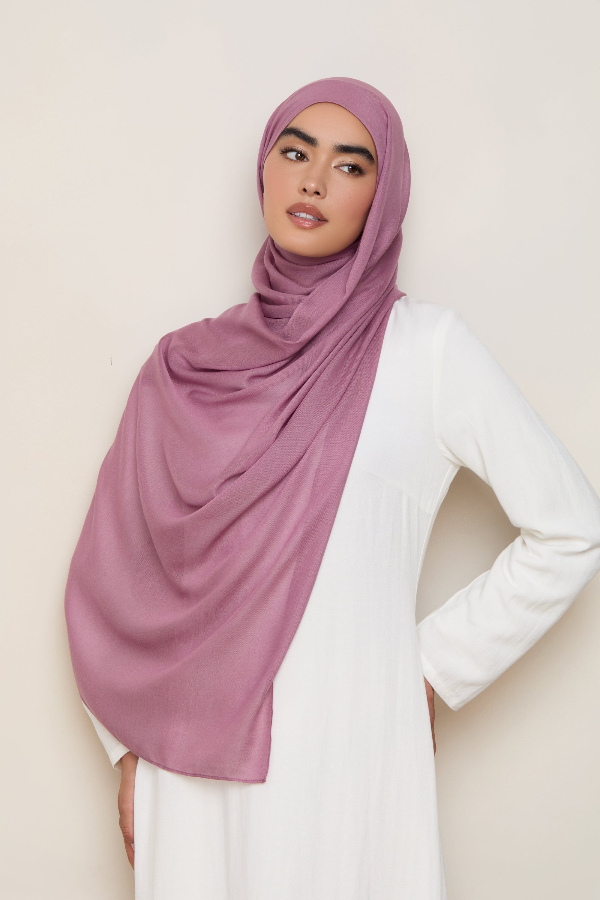 Modal Hijab - Dusky Orchid Hijabs Veiled