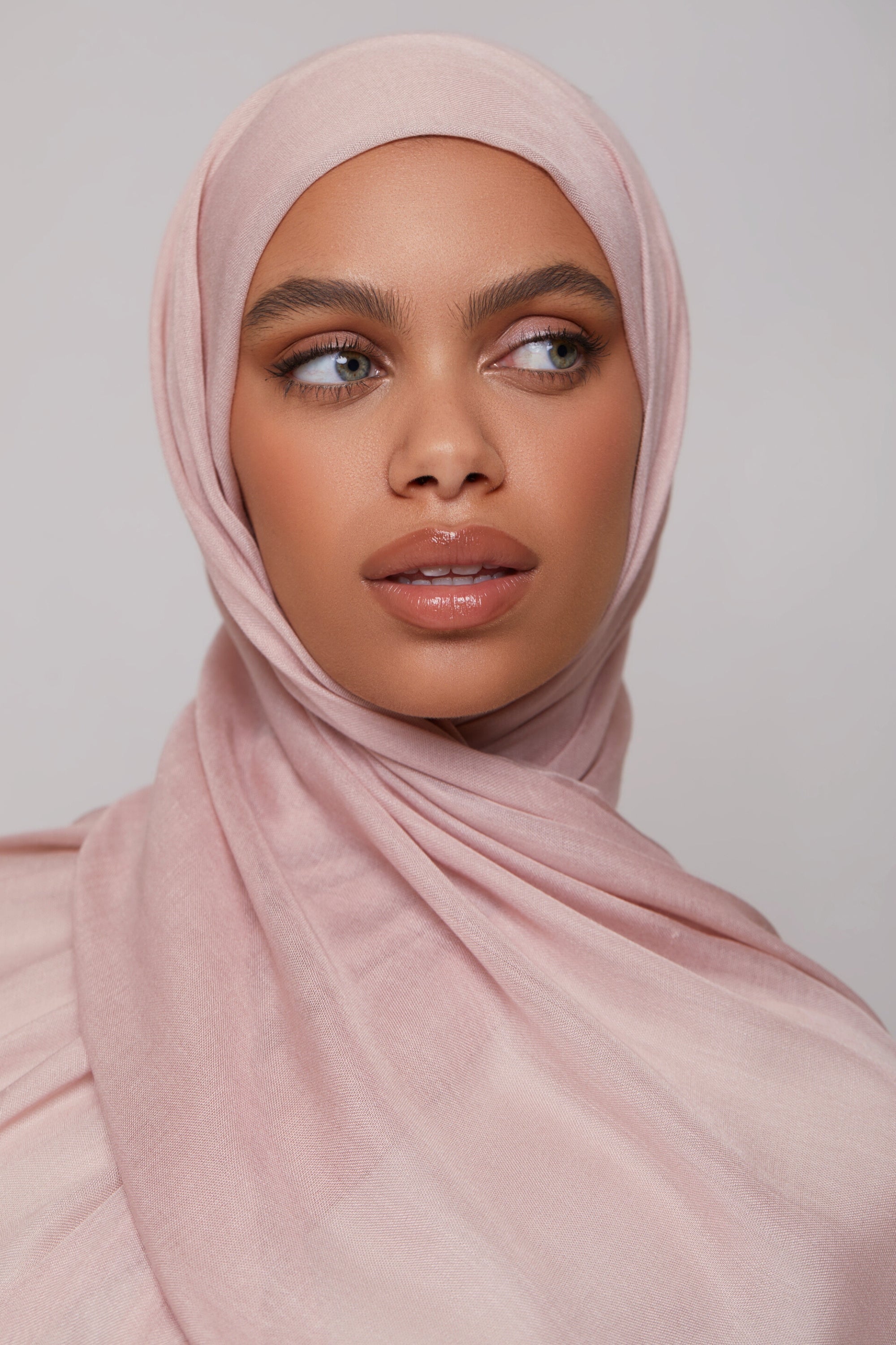 Modal Hijab - Dusky Pink Veiled