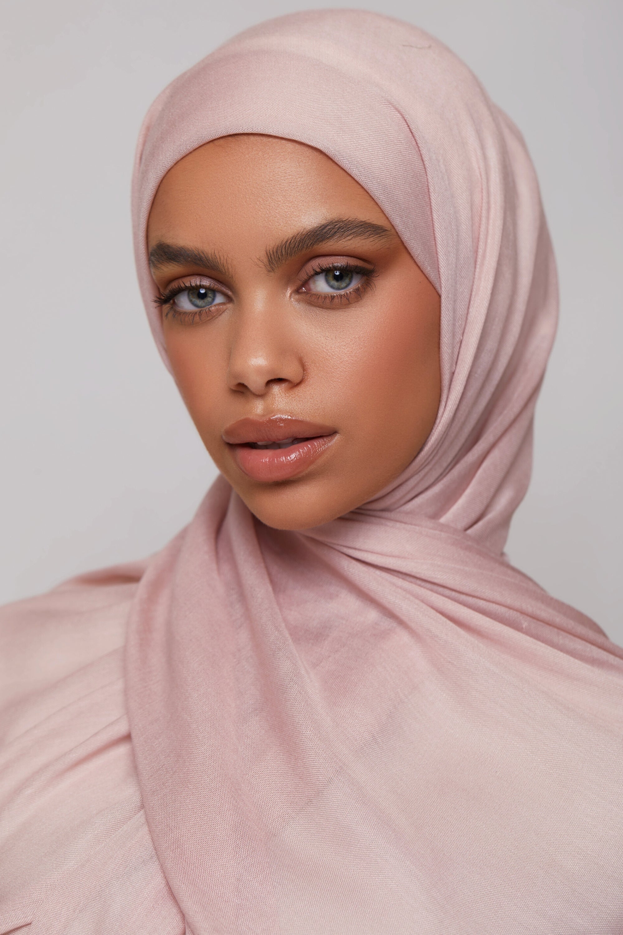 Modal Hijab - Dusky Pink Veiled