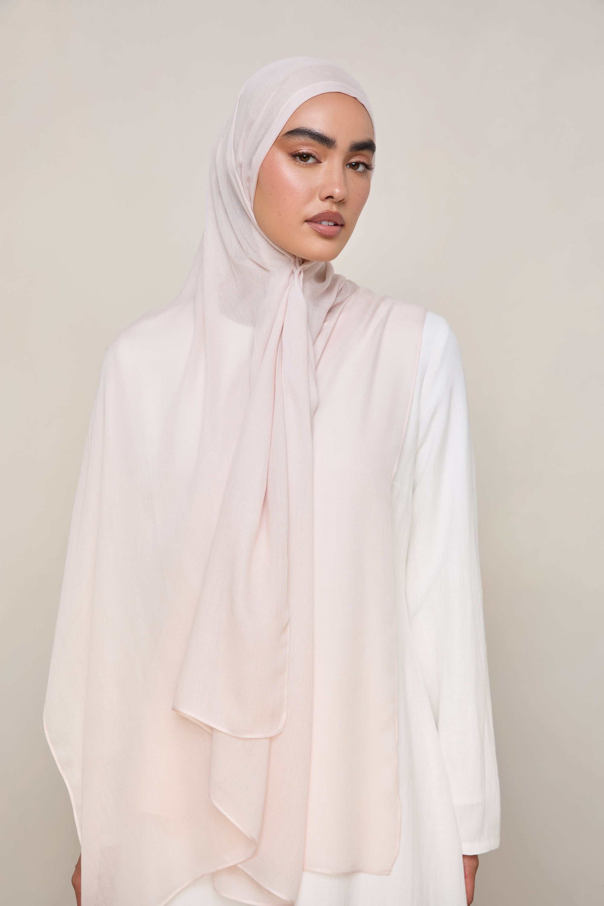Modal Hijab - Grey Lilac Hijabs Veiled