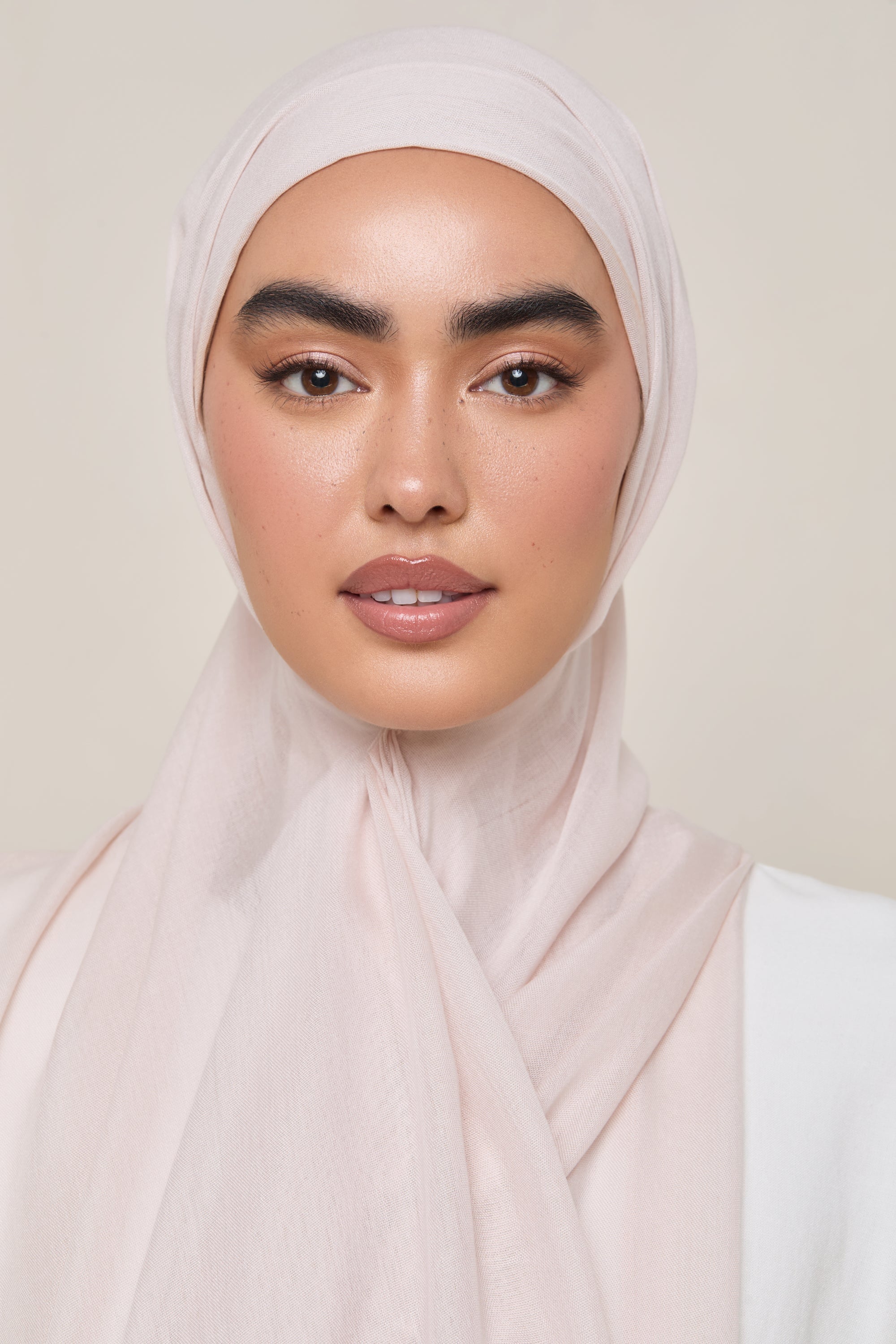 Modal Hijab - Grey Lilac Hijabs Veiled