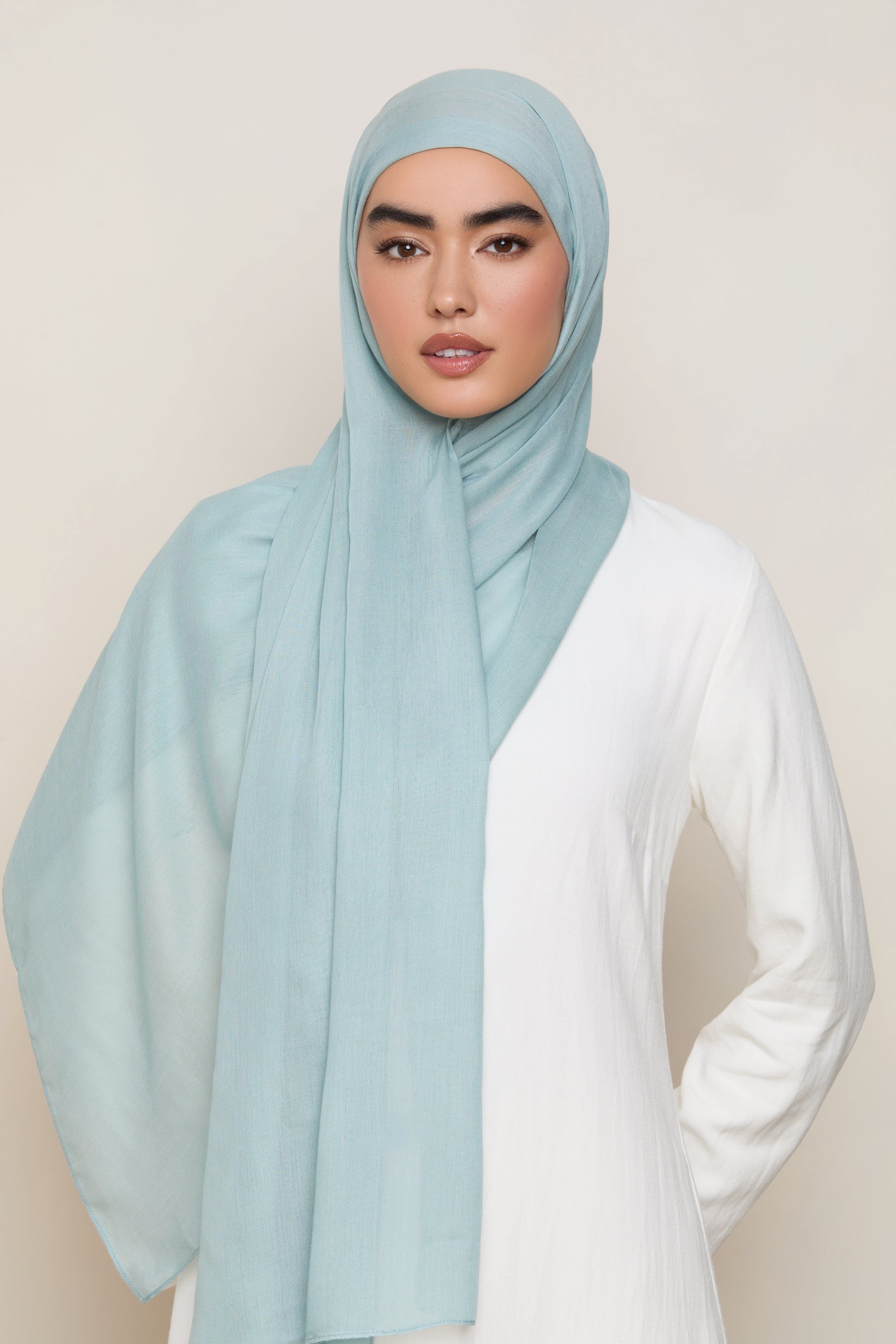 Modal Hijab - Grey Mist Hijabs Veiled