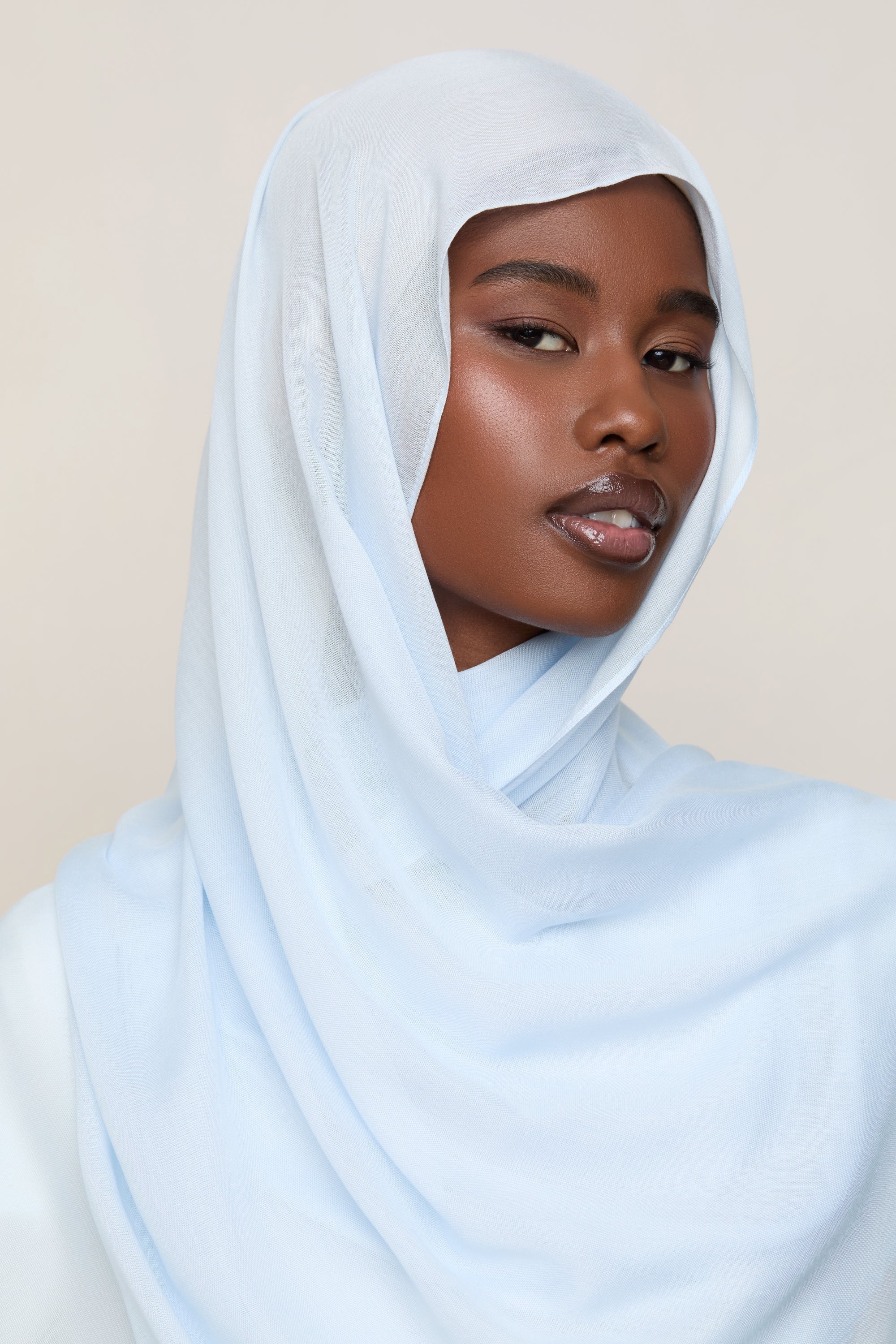 Modal Hijab - Illusion Blue Hijabs Veiled