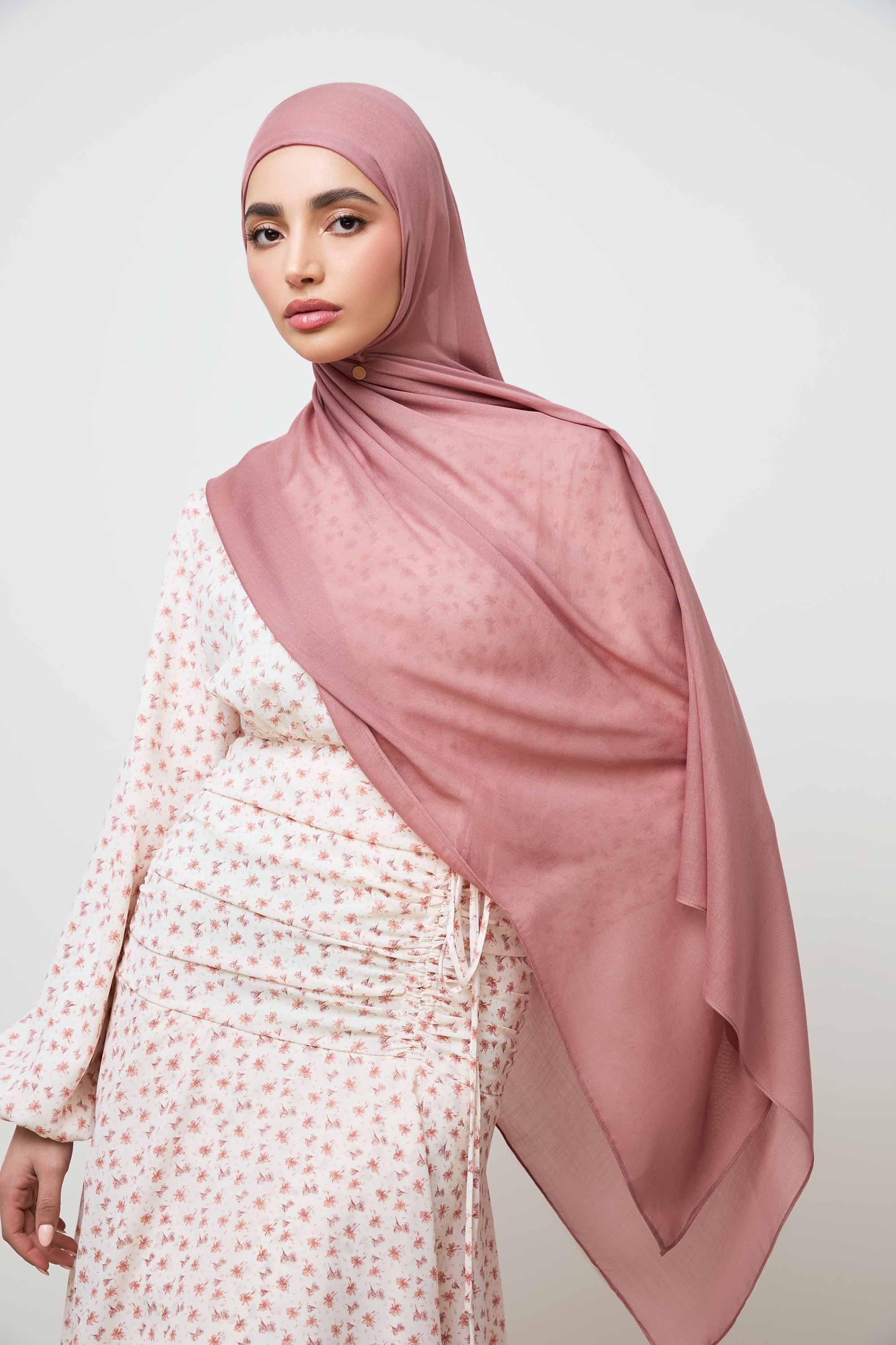 Modal Hijab & Matching Undercap Set - Burlwood epschoolboard 