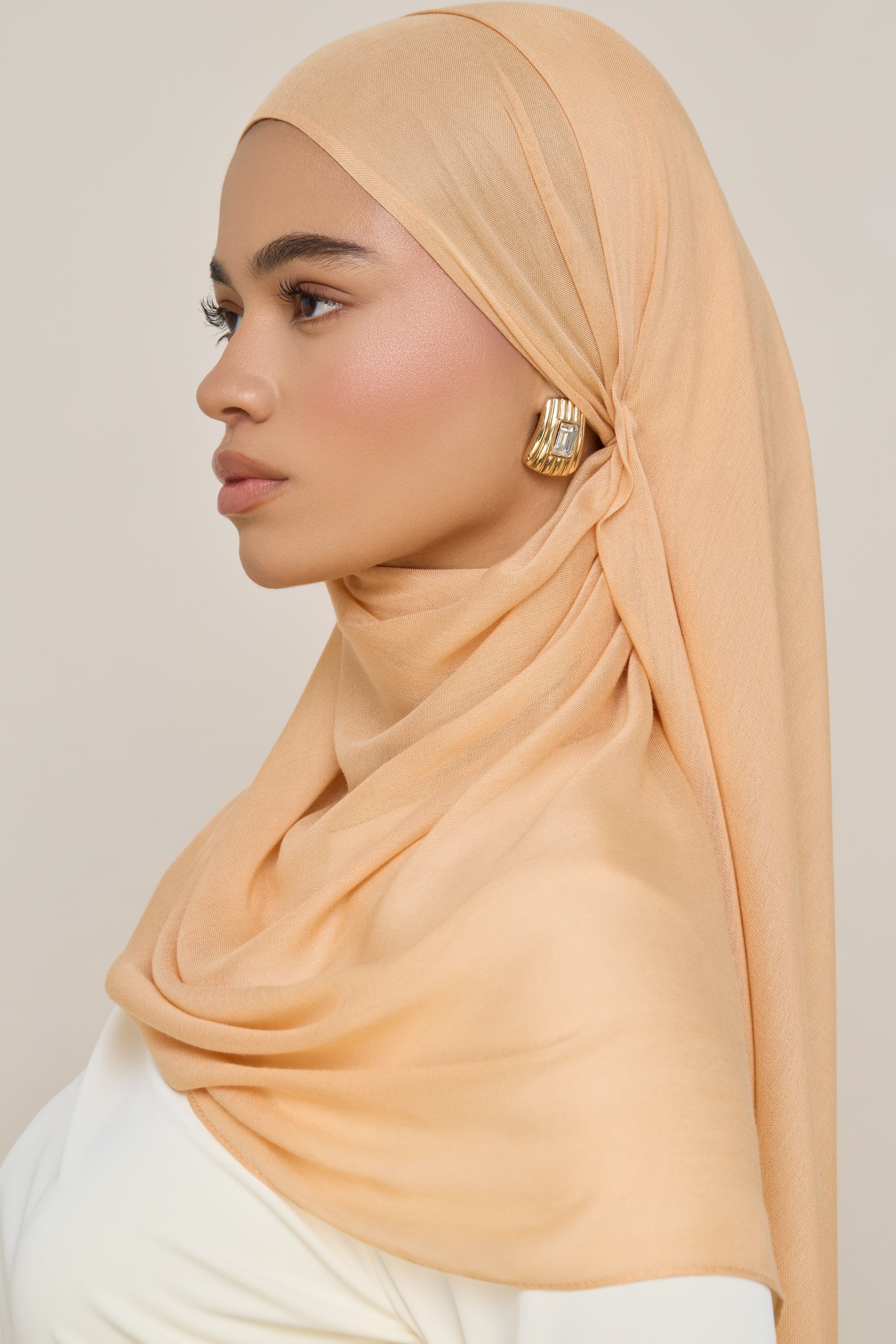 Modal Hijab - Peach Cobbler Hijabs Veiled