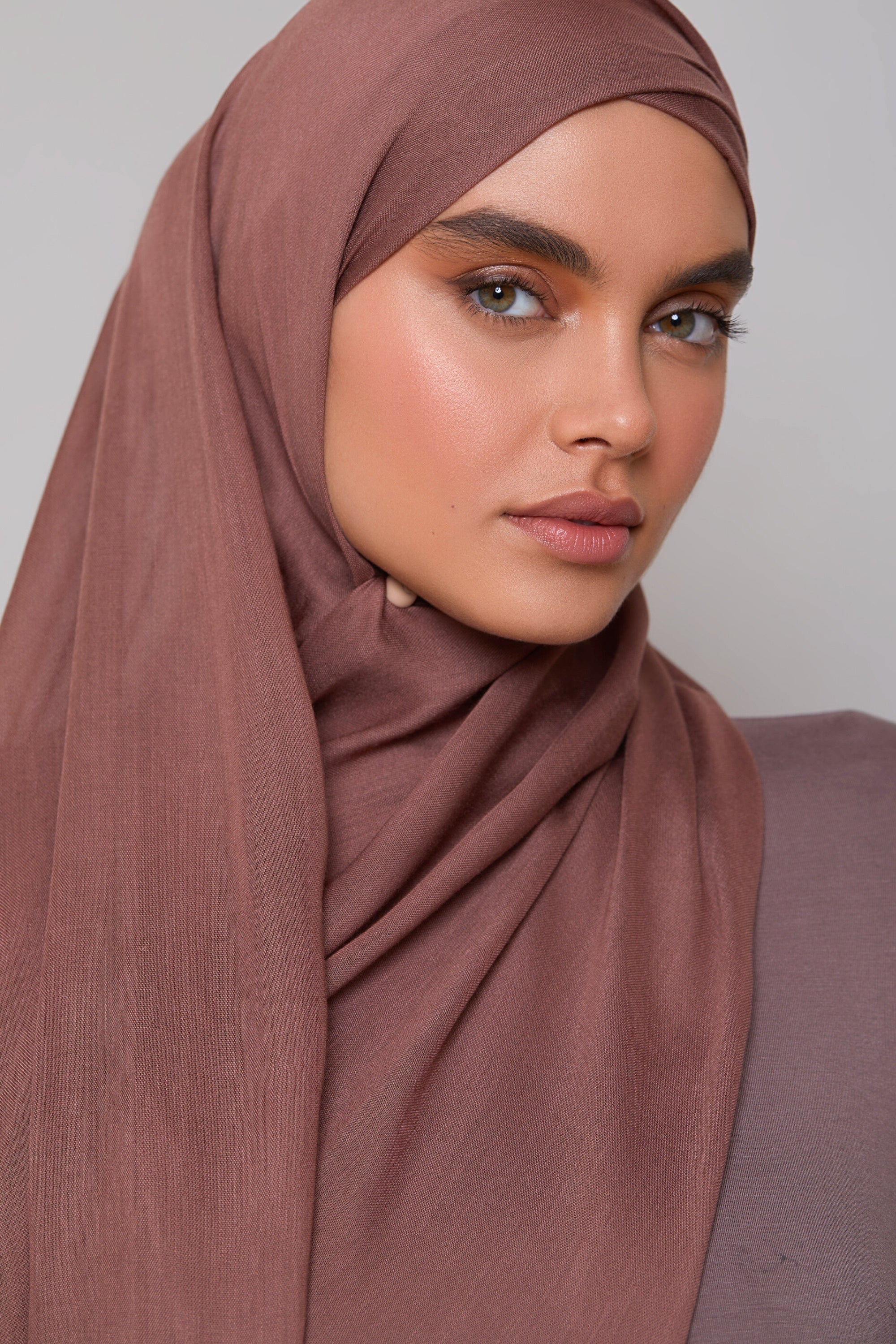 Modal Hijab - Pecan Veiled