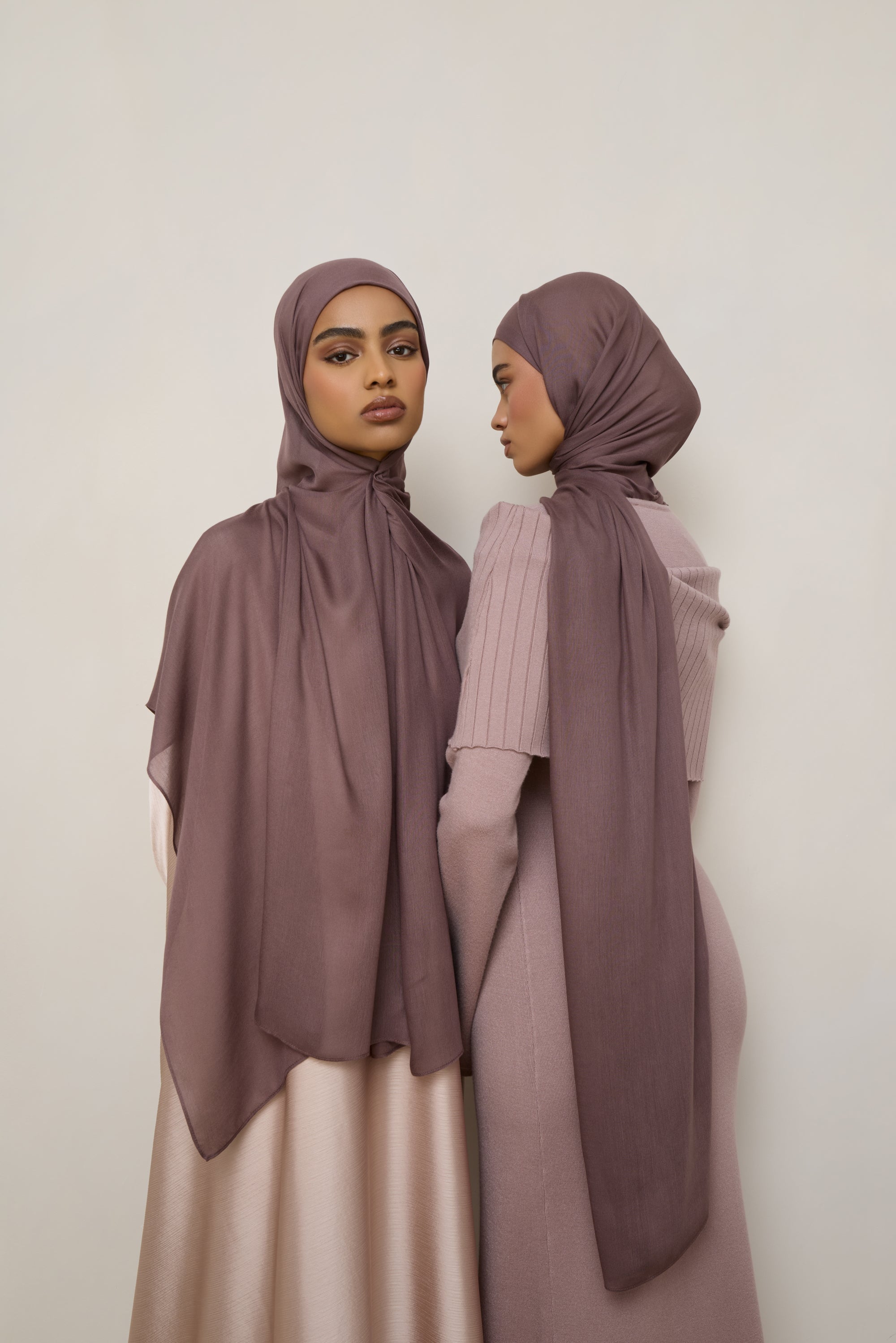 Modal Hijab - Peppercorn Hijabs Veiled
