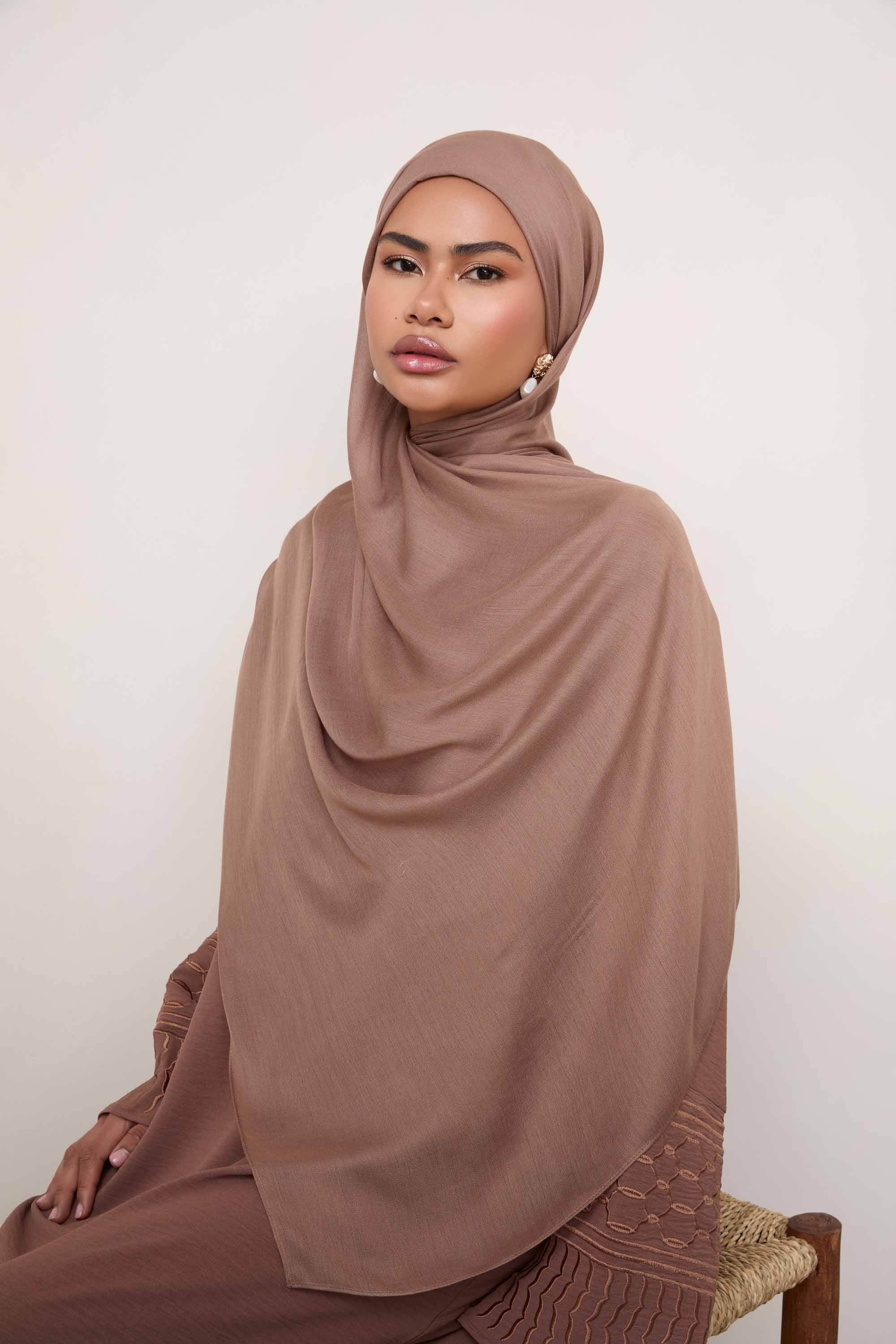 Modal Hijab - Pine Bark Hijabs Veiled