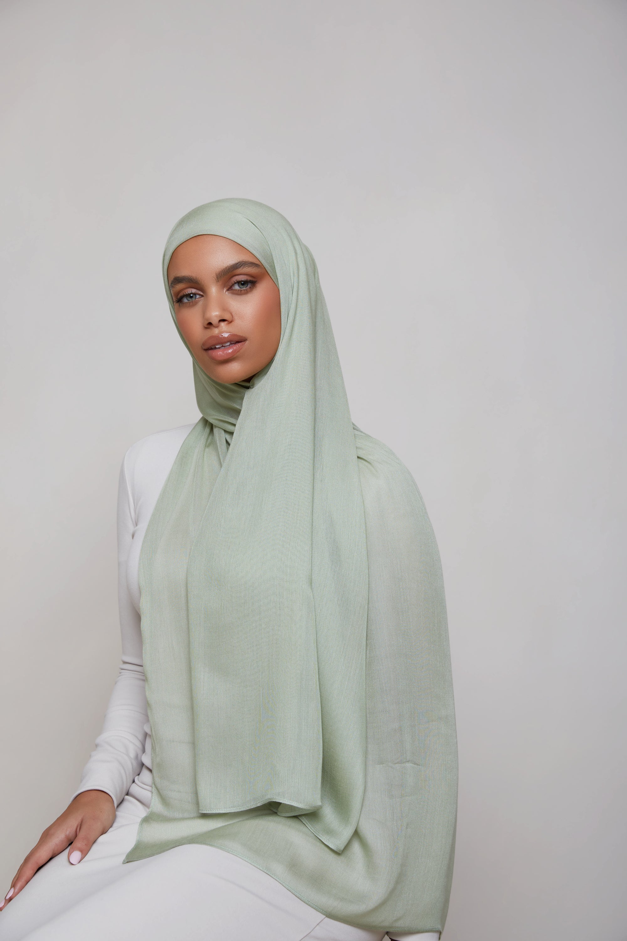 Modal Hijab - Pistachio Veiled 