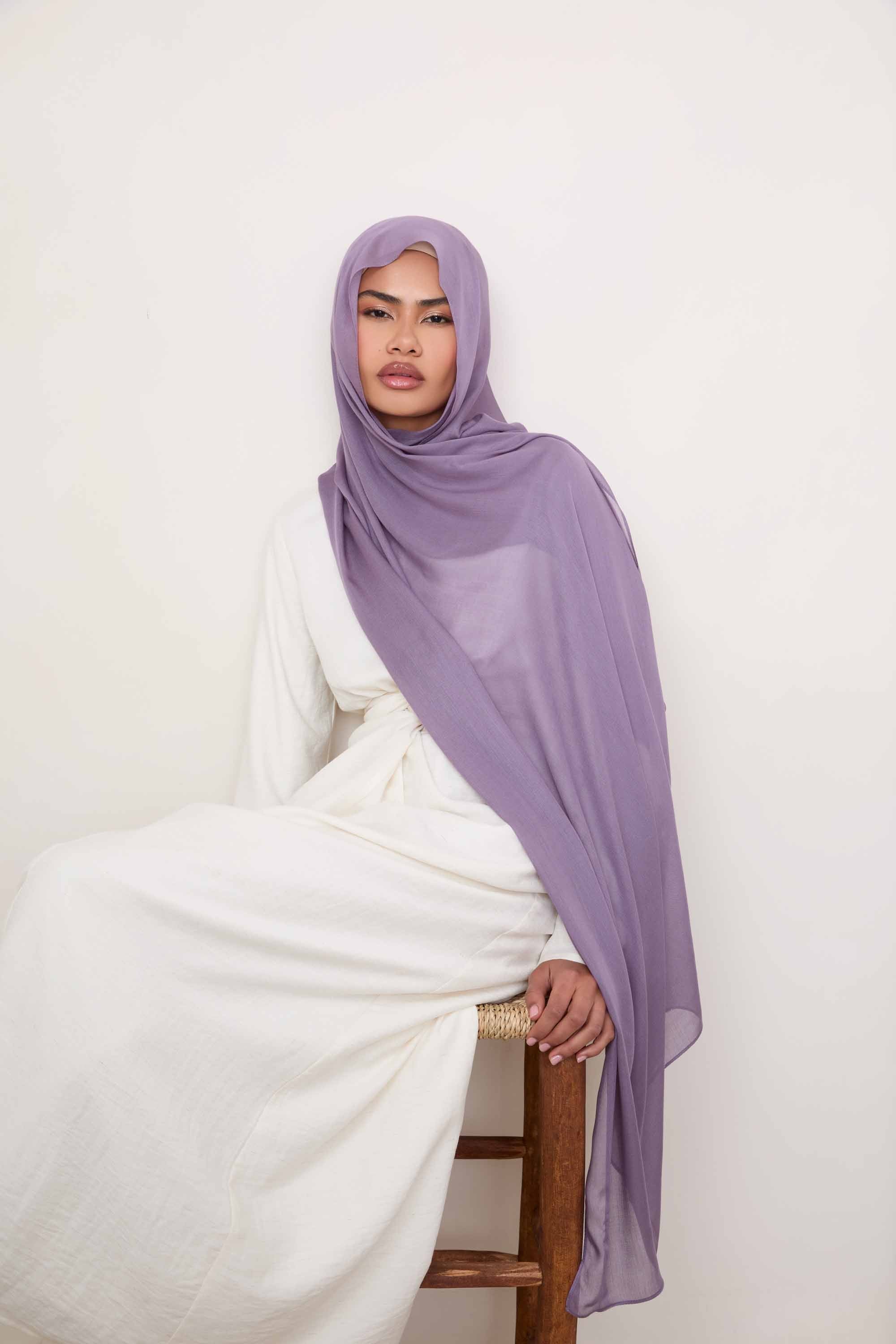 Modal Hijab - Purple Sage Hijabs Veiled