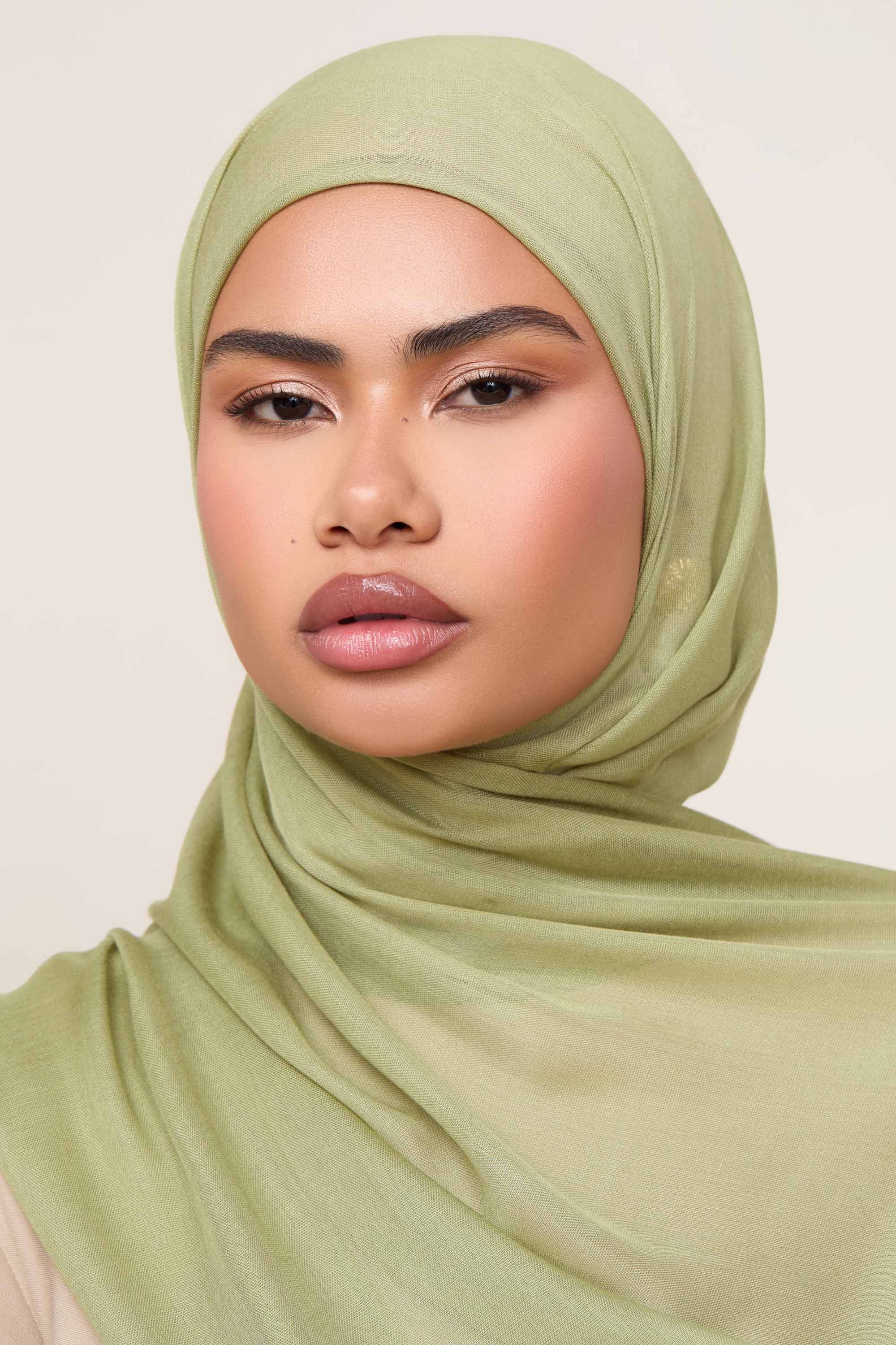 sage green hijab dress Lime Crochet Lace One Shoulder Short Sleeve Midi Dress – SSYS