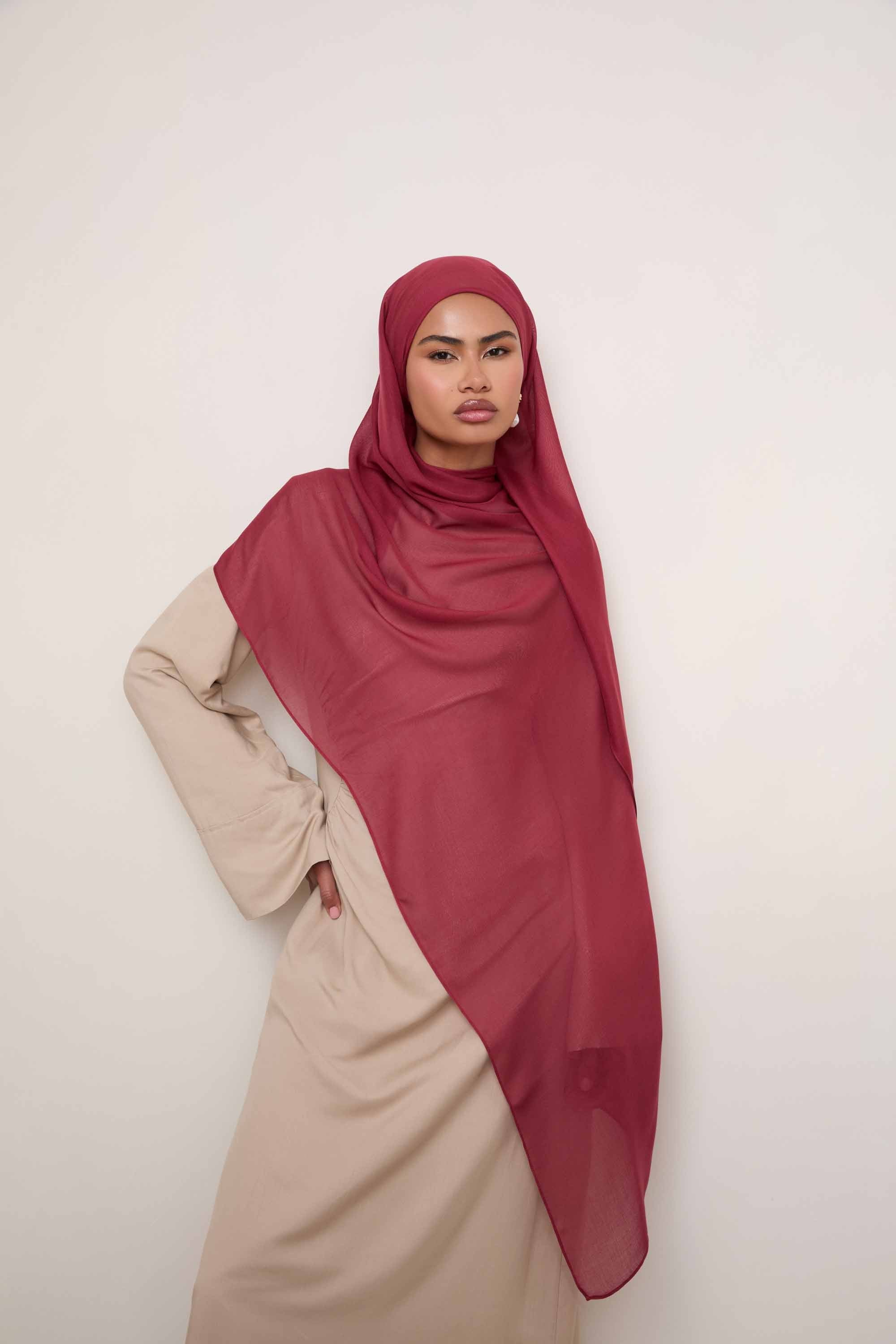 Modal Hijab - Syrah Hijabs Veiled